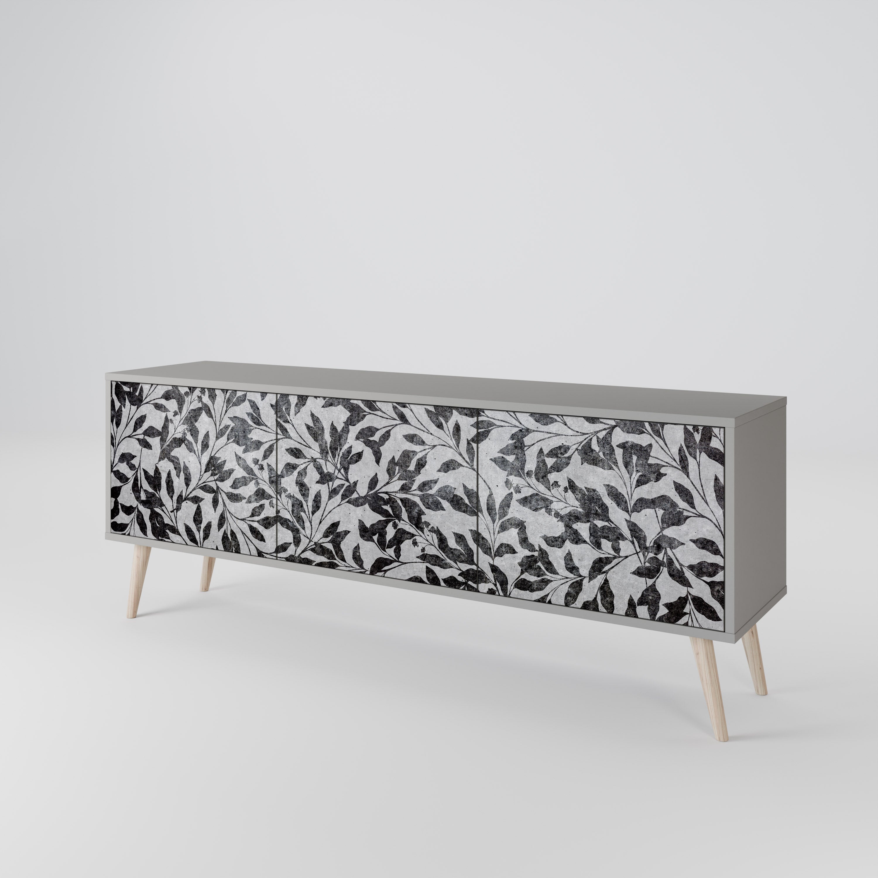 CHARCOAL SPROUT 3-türiges TV-Lowboard