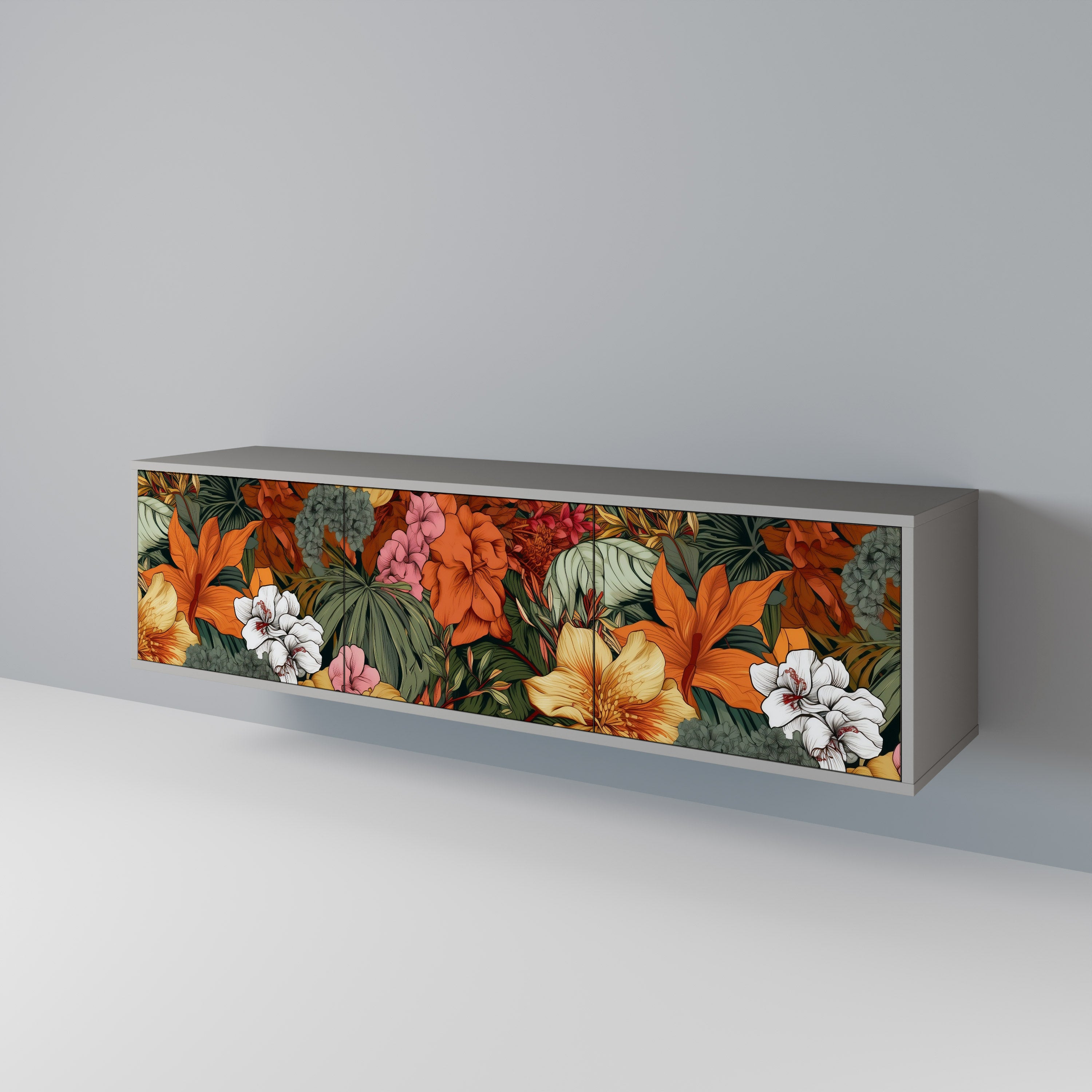 RADIANT FLORA 3-türiges TV-Lowboard
