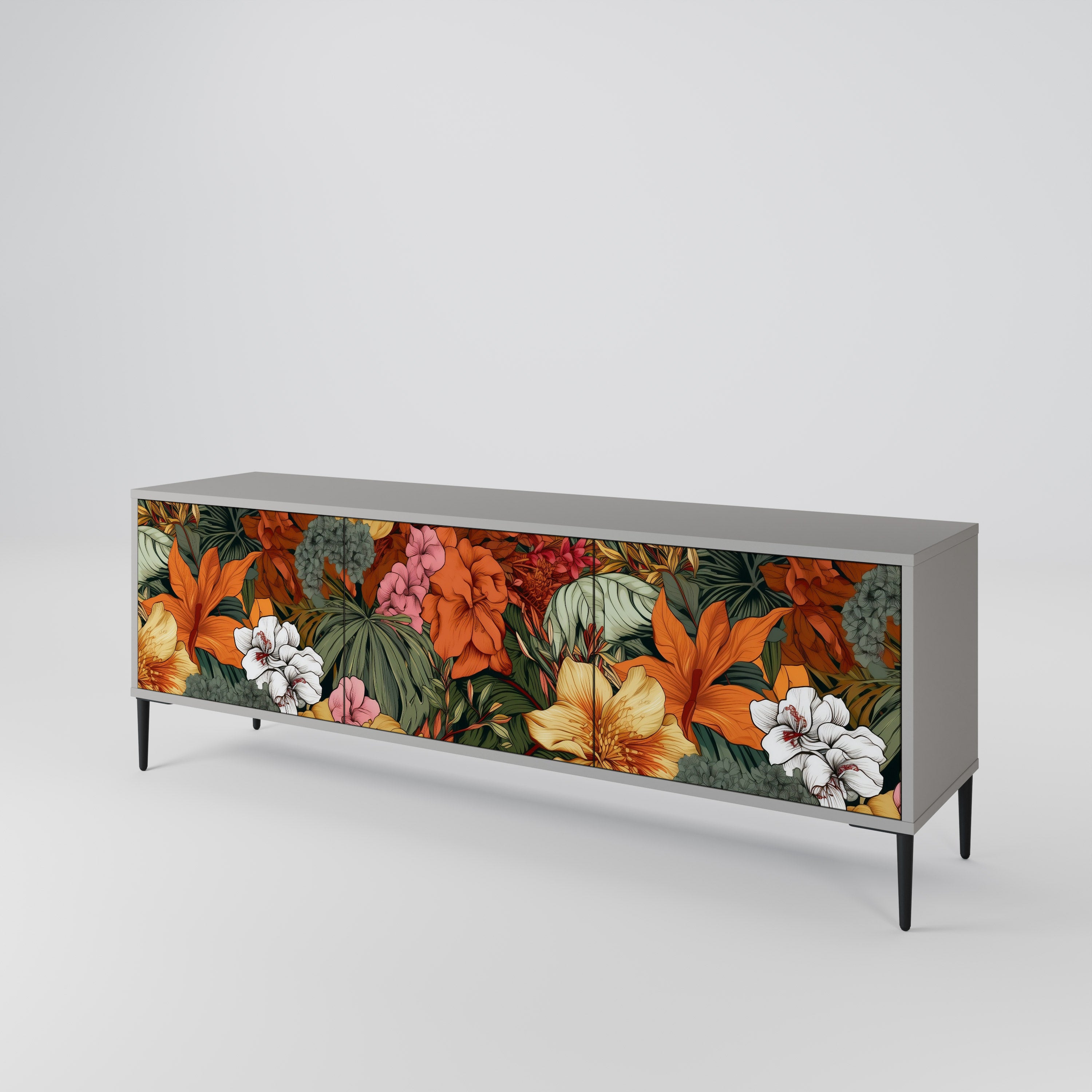 RADIANT FLORA 3-türiges TV-Lowboard