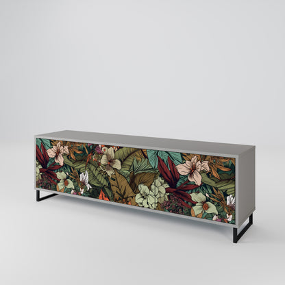 BOTANICAL EMERGENCE 3-türiges TV-Lowboard