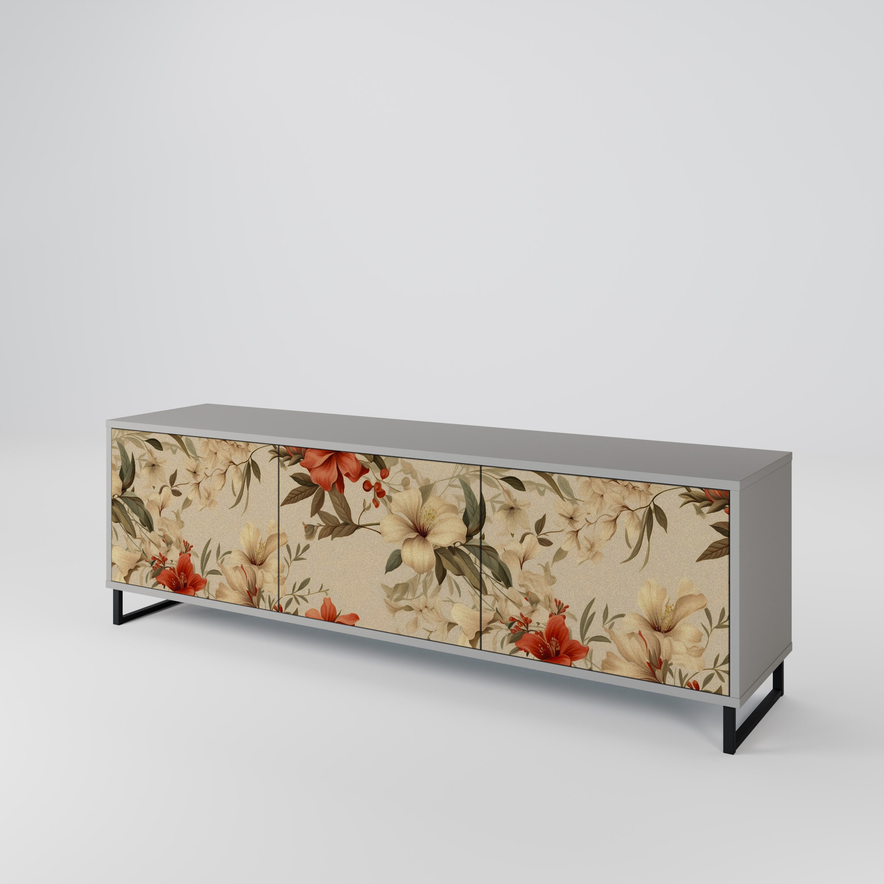 BLOOMING HARMONY 3-türiges TV-Lowboard