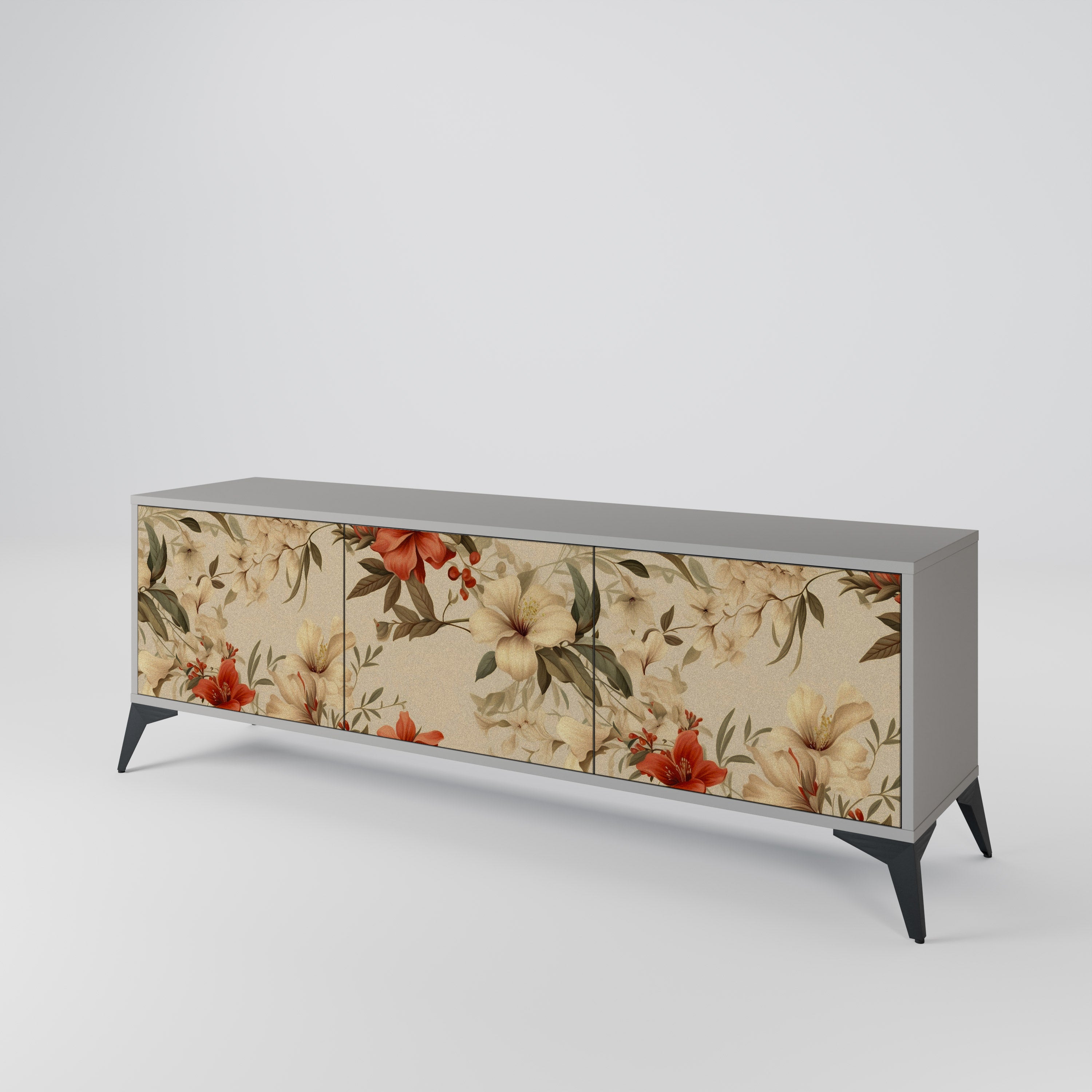 BLOOMING HARMONY 3-türiges TV-Lowboard