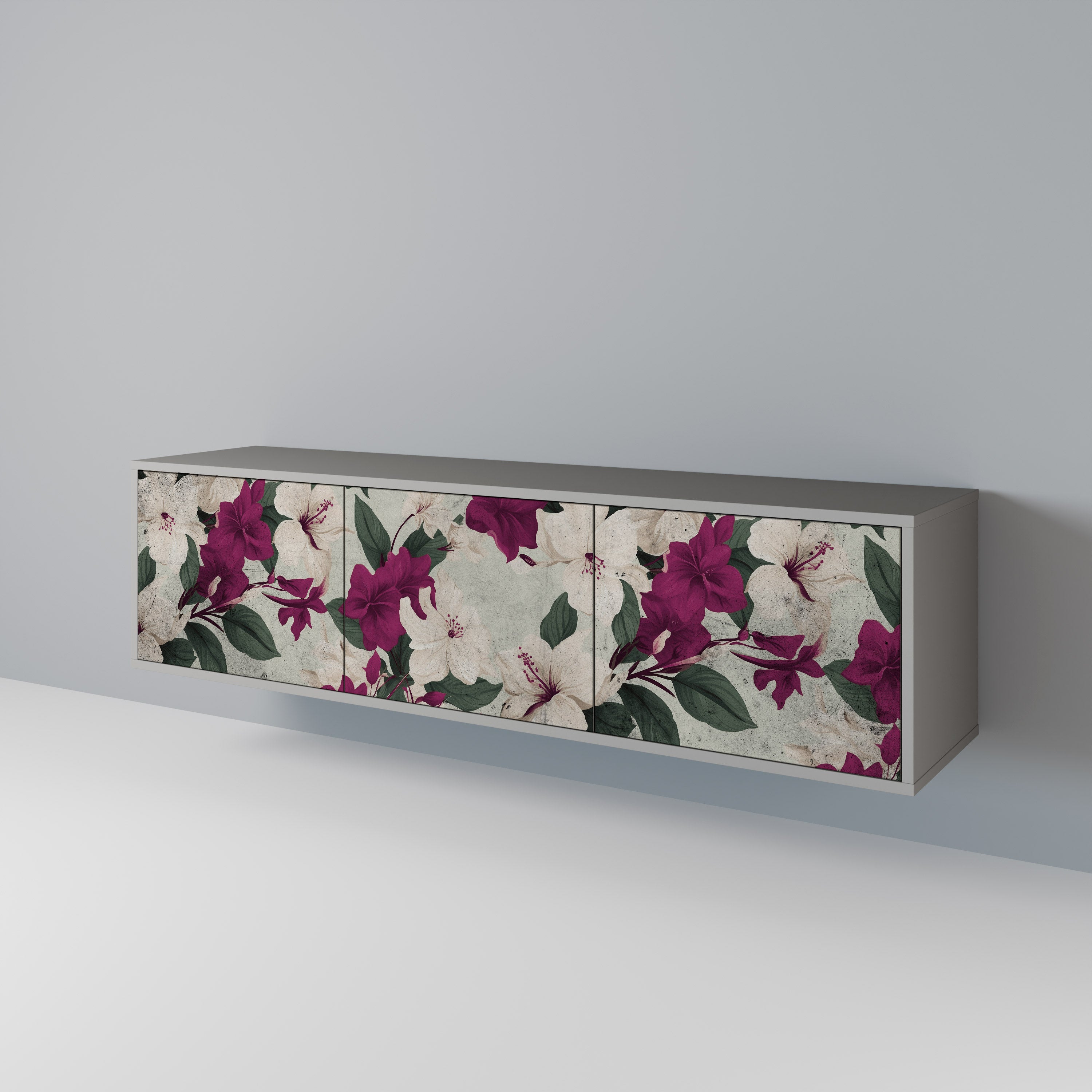 FLOWERET DREAM 3-türiges TV-Lowboard