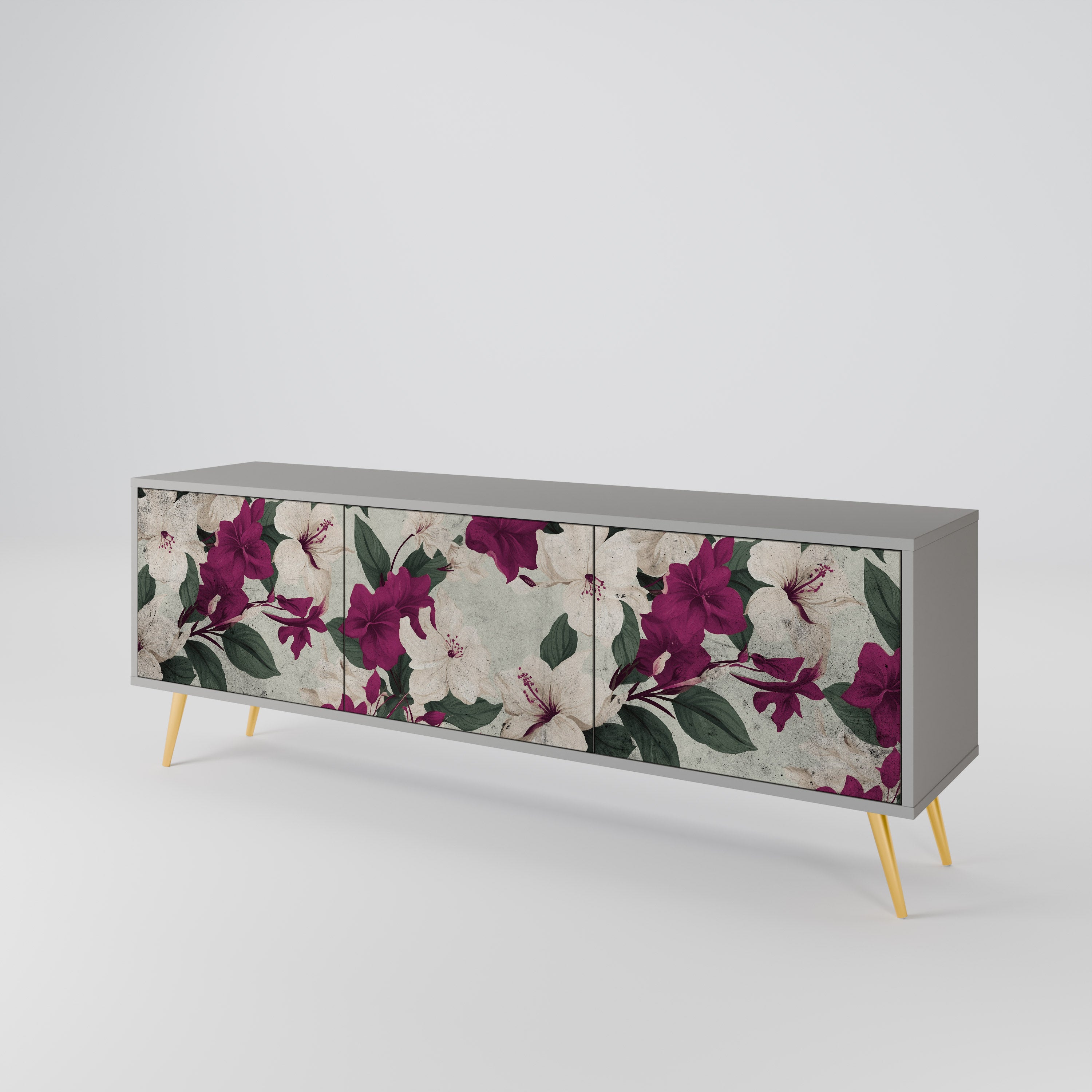 FLOWERET DREAM 3-türiges TV-Lowboard