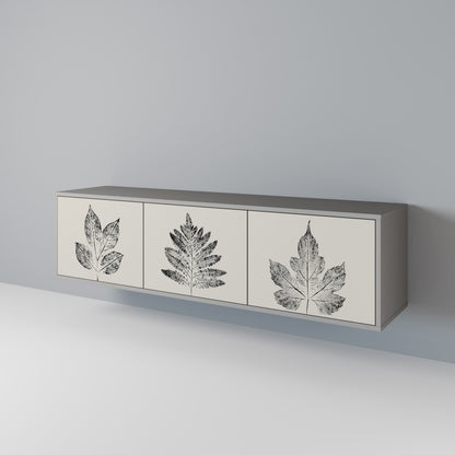 LEAFY STAMPS Mueble de TV de 3 Puertas