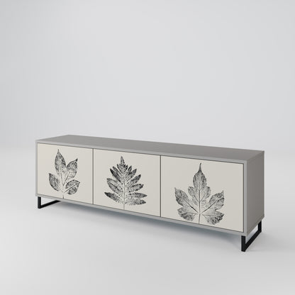 LEAFY STAMPS Mueble de TV de 3 Puertas