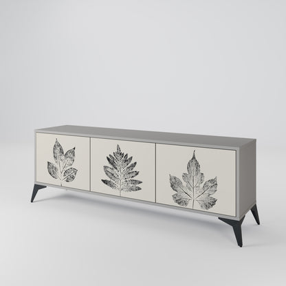 LEAFY STAMPS Mueble de TV de 3 Puertas