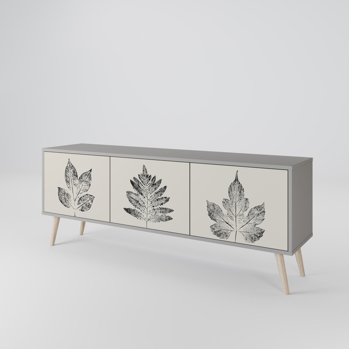 LEAFY STAMPS 3-türiges TV-Lowboard