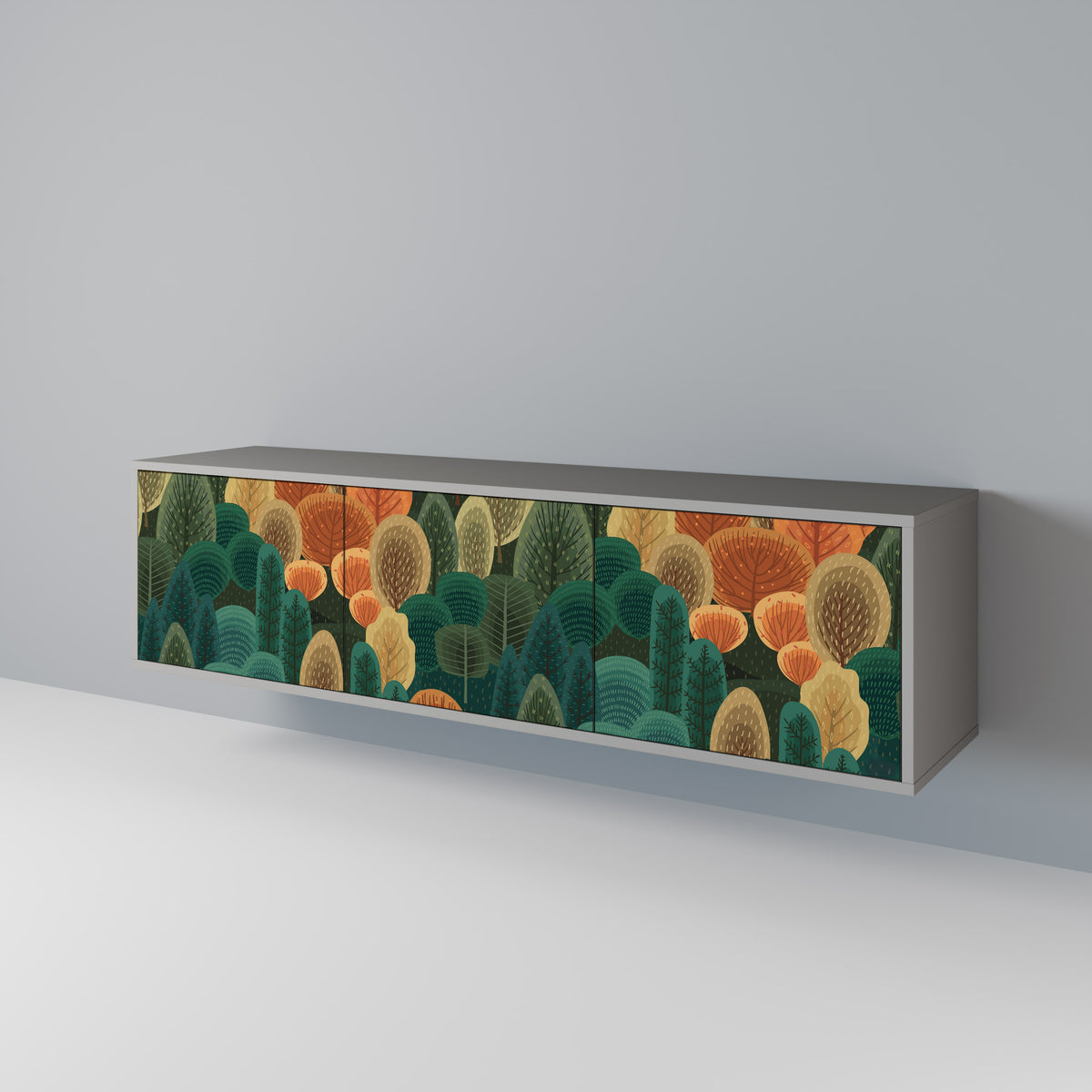 AUTUMN KALEIDOSCOPE Mueble de TV de 3 Puertas