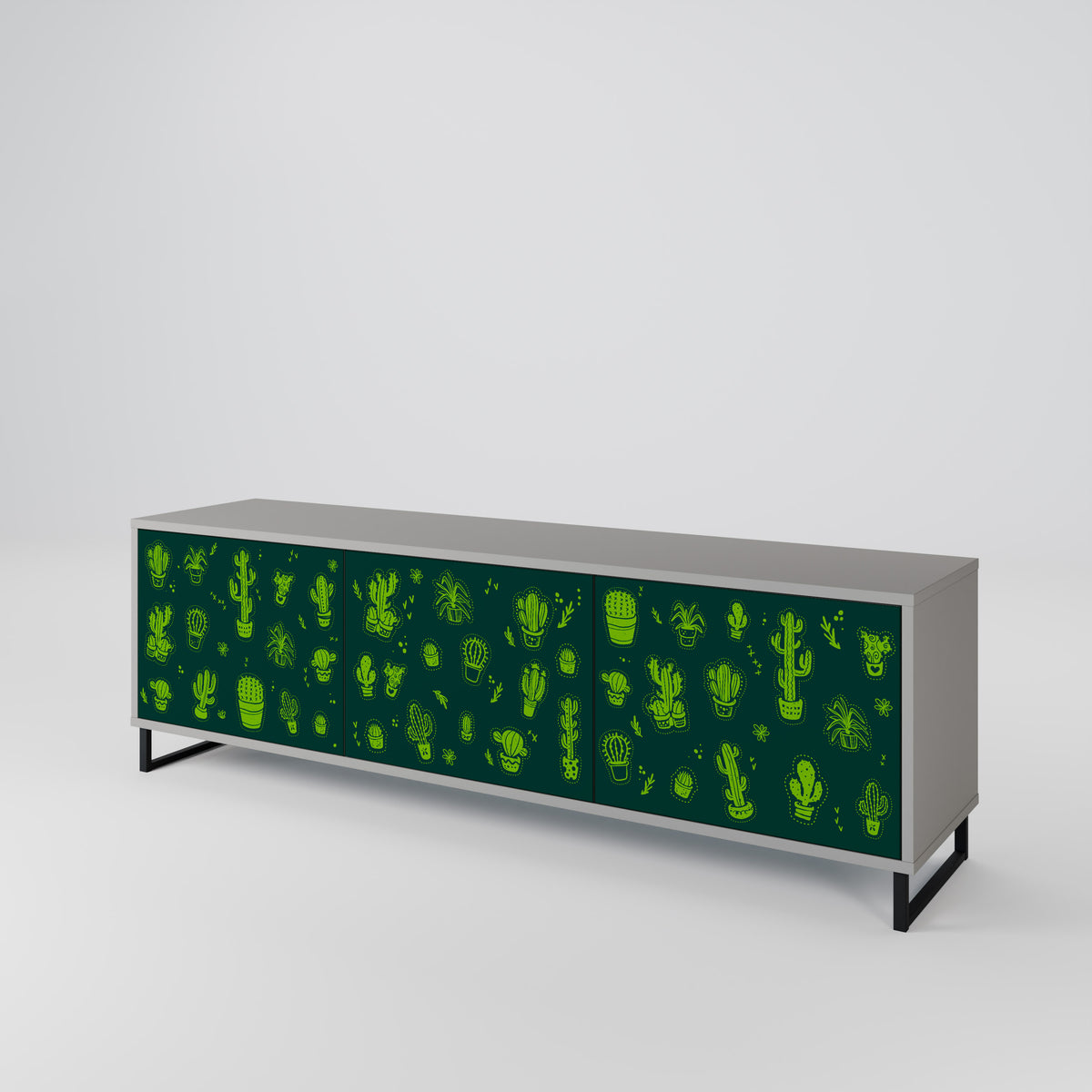 DESERT GREEN 3-türiges TV-Lowboard