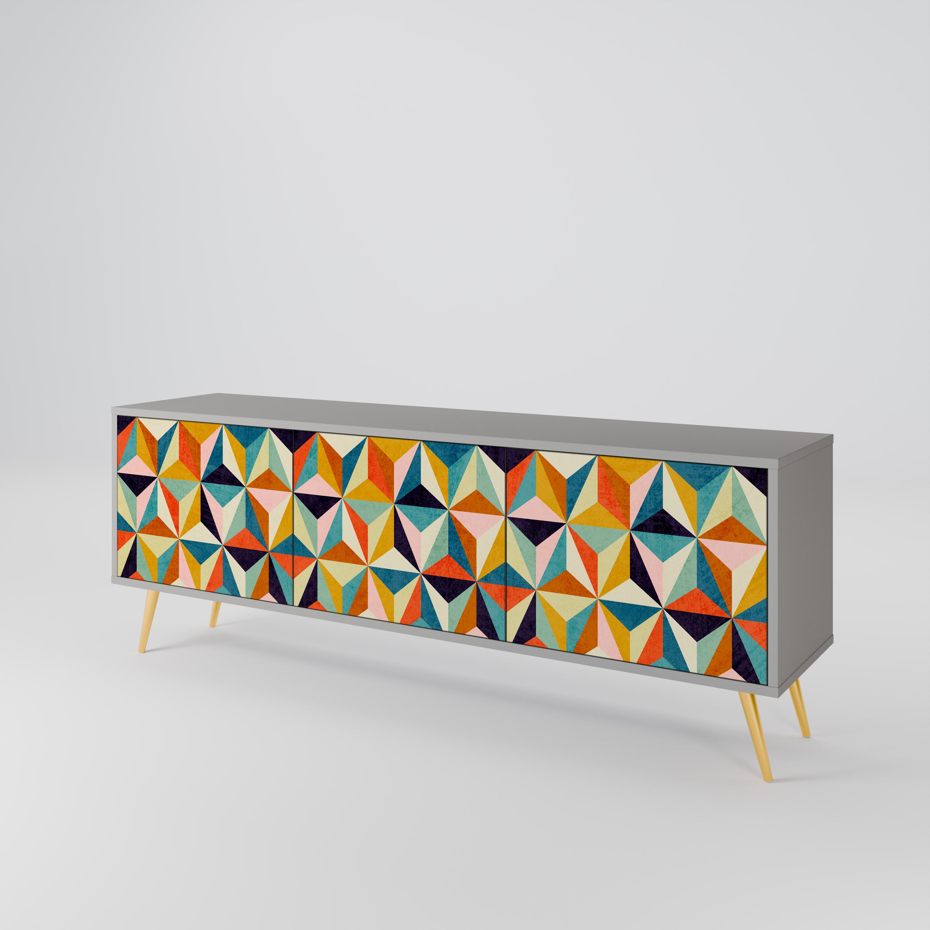 TESSELATE TREASURES 3-türiges TV-Lowboard
