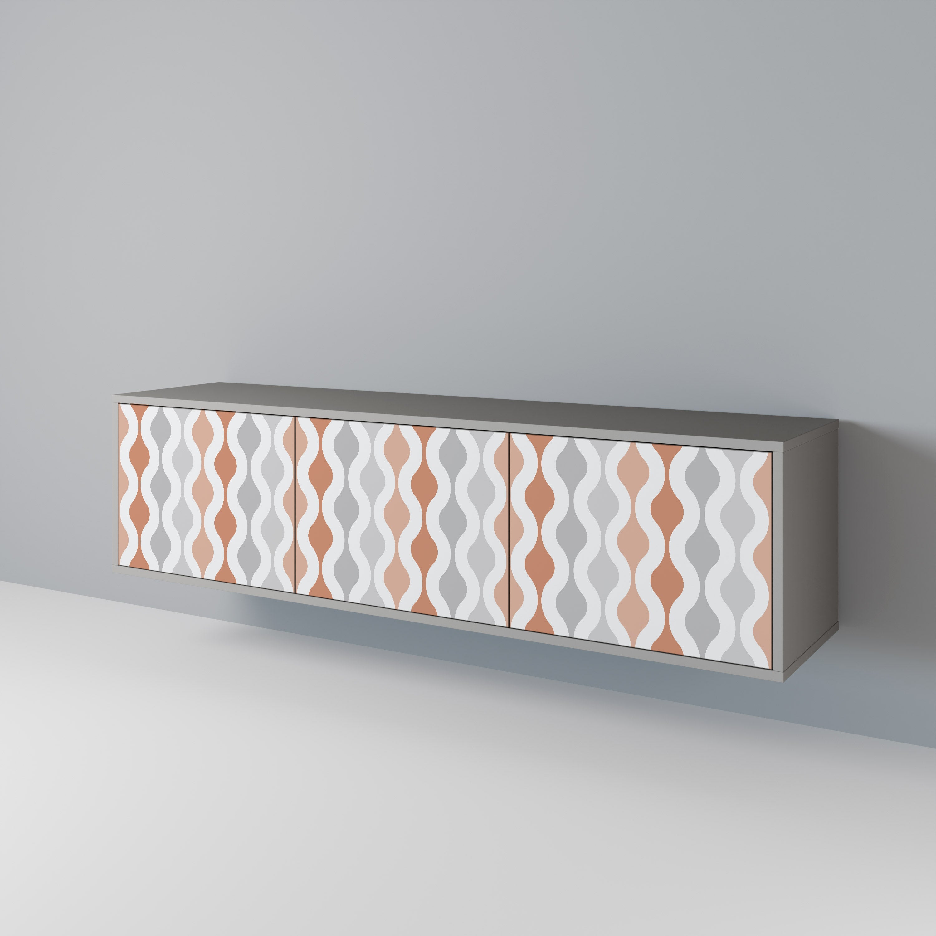 HAZY NOSTALGIA Mueble de TV de 3 Puertas