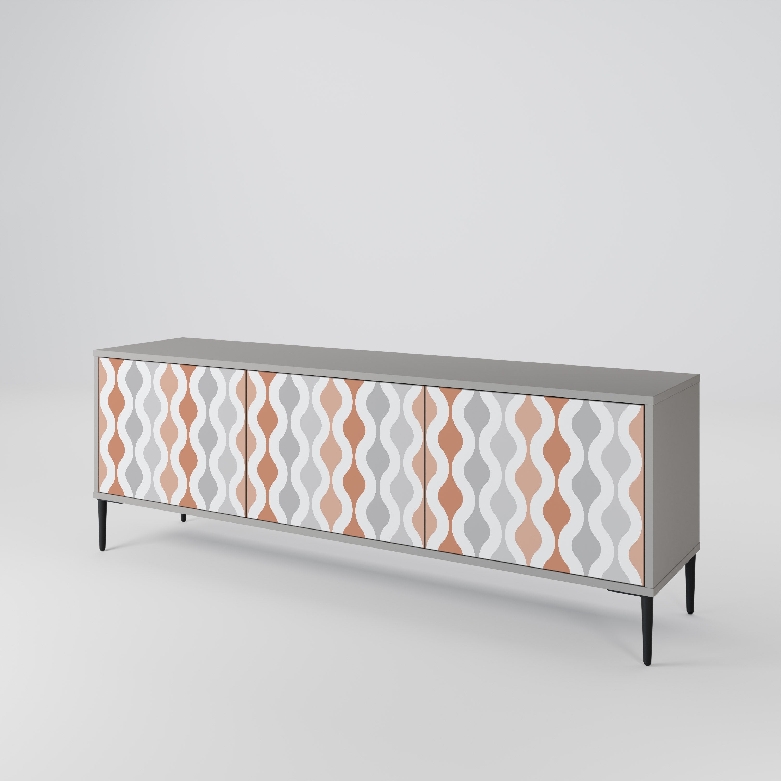 HAZY NOSTALGIA Mueble de TV de 3 Puertas