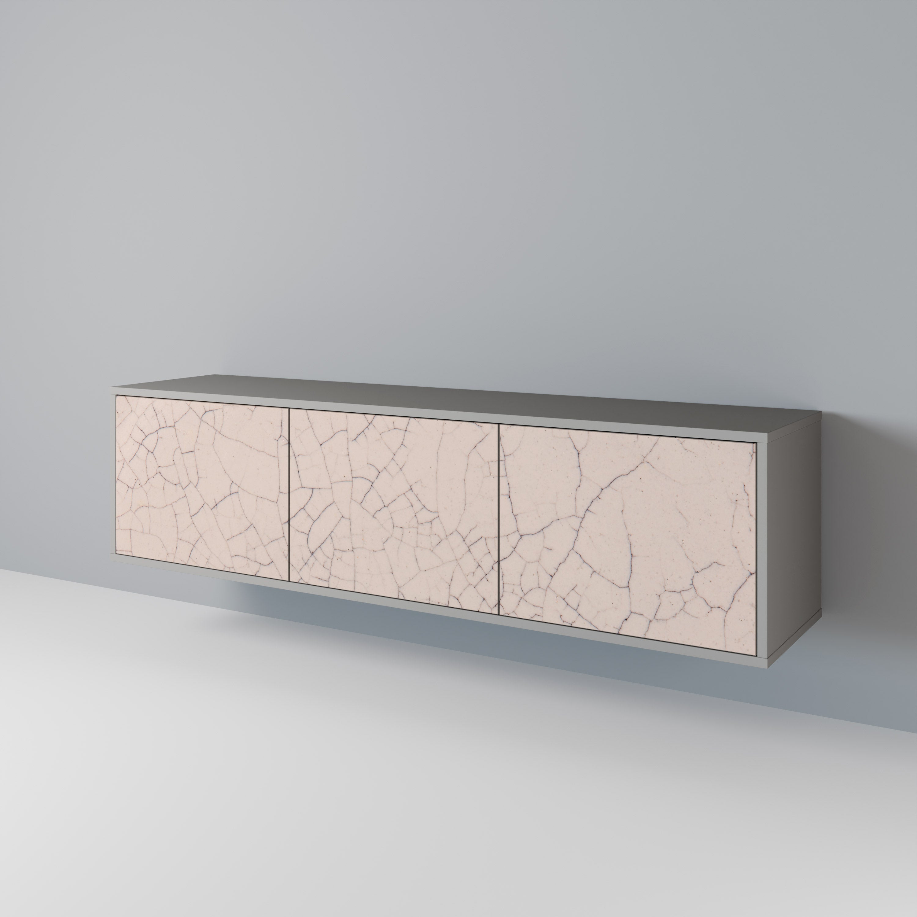 CERAMIC TEXTURE Mueble de TV de 3 Puertas