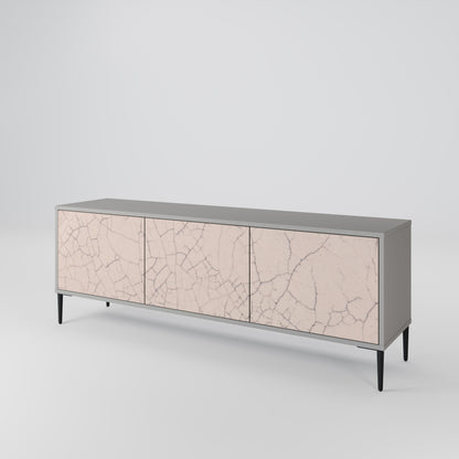 CERAMIC TEXTURE Έπιπλο τηλεόρασης 3-θυρών