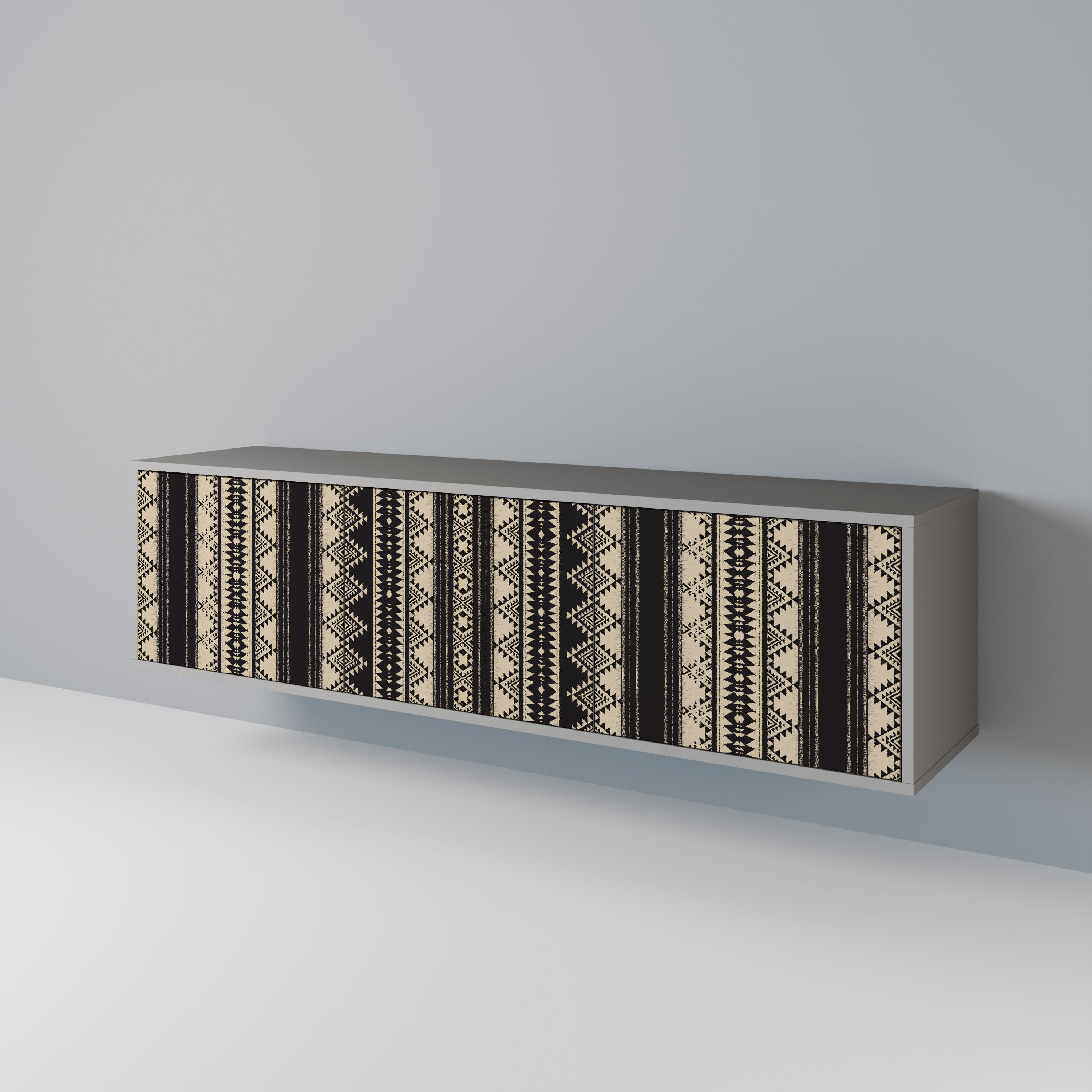 AZTEC Mueble de TV de 3 Puertas