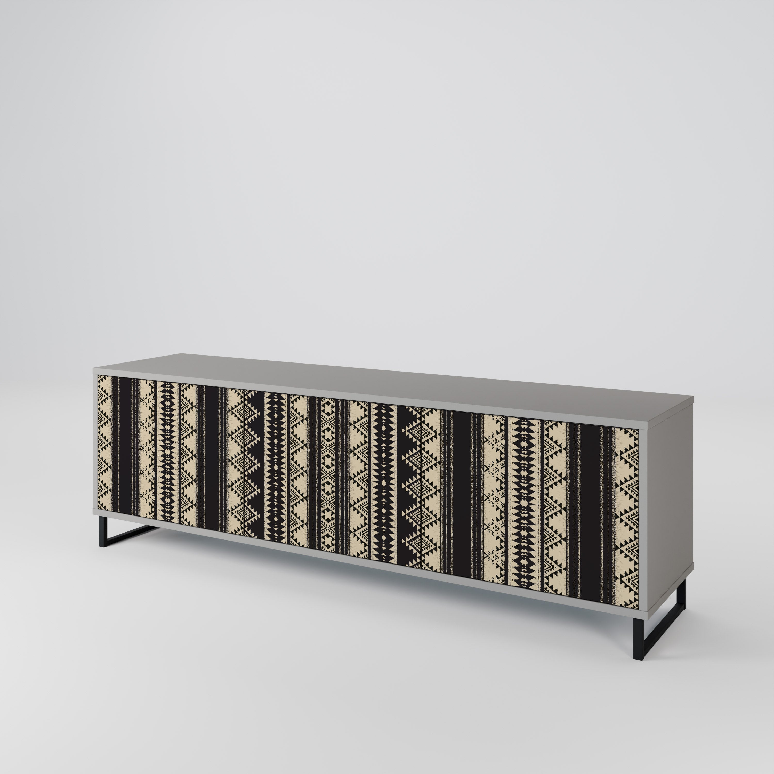 AZTEC Mueble de TV de 3 Puertas