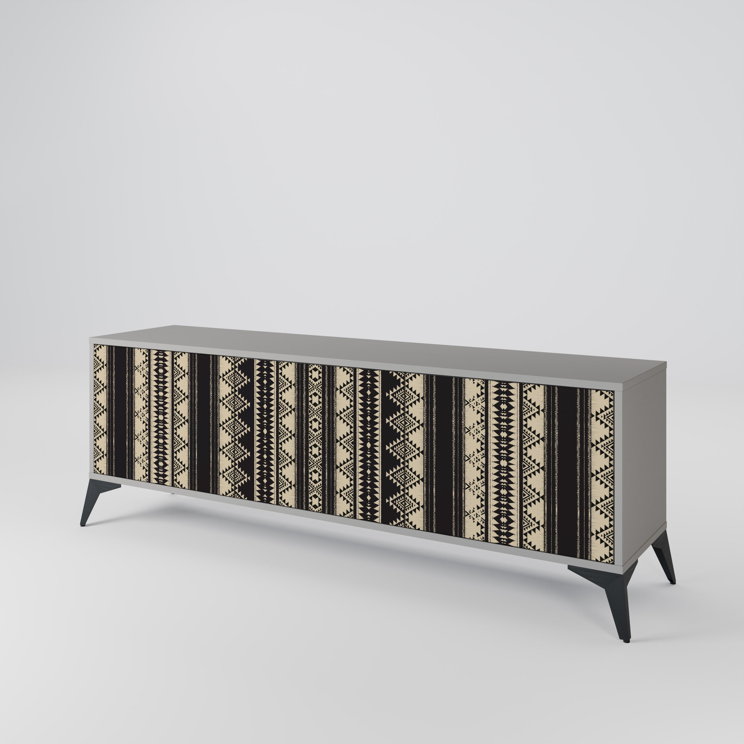 AZTEC Mueble de TV de 3 Puertas