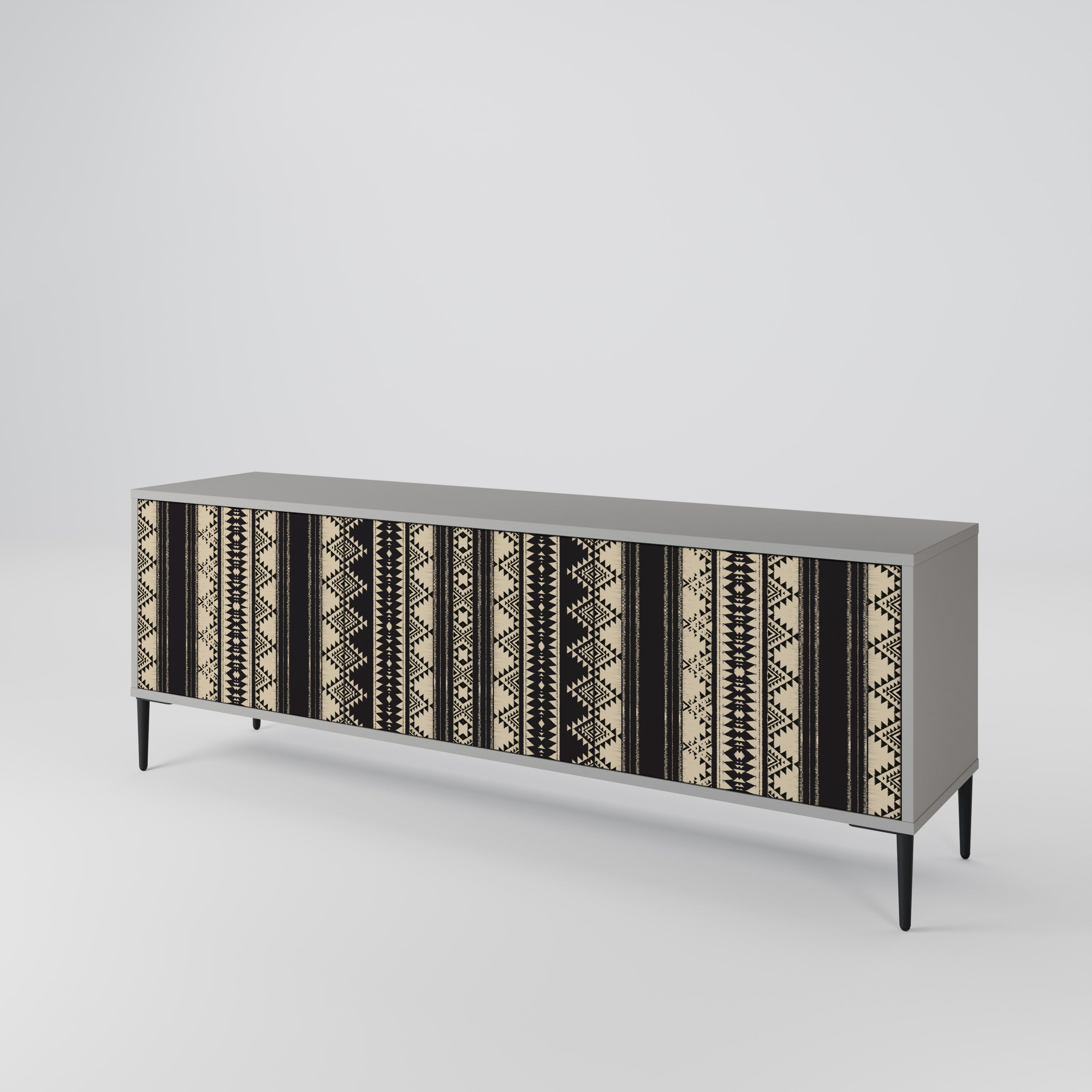 AZTEC Mueble de TV de 3 Puertas