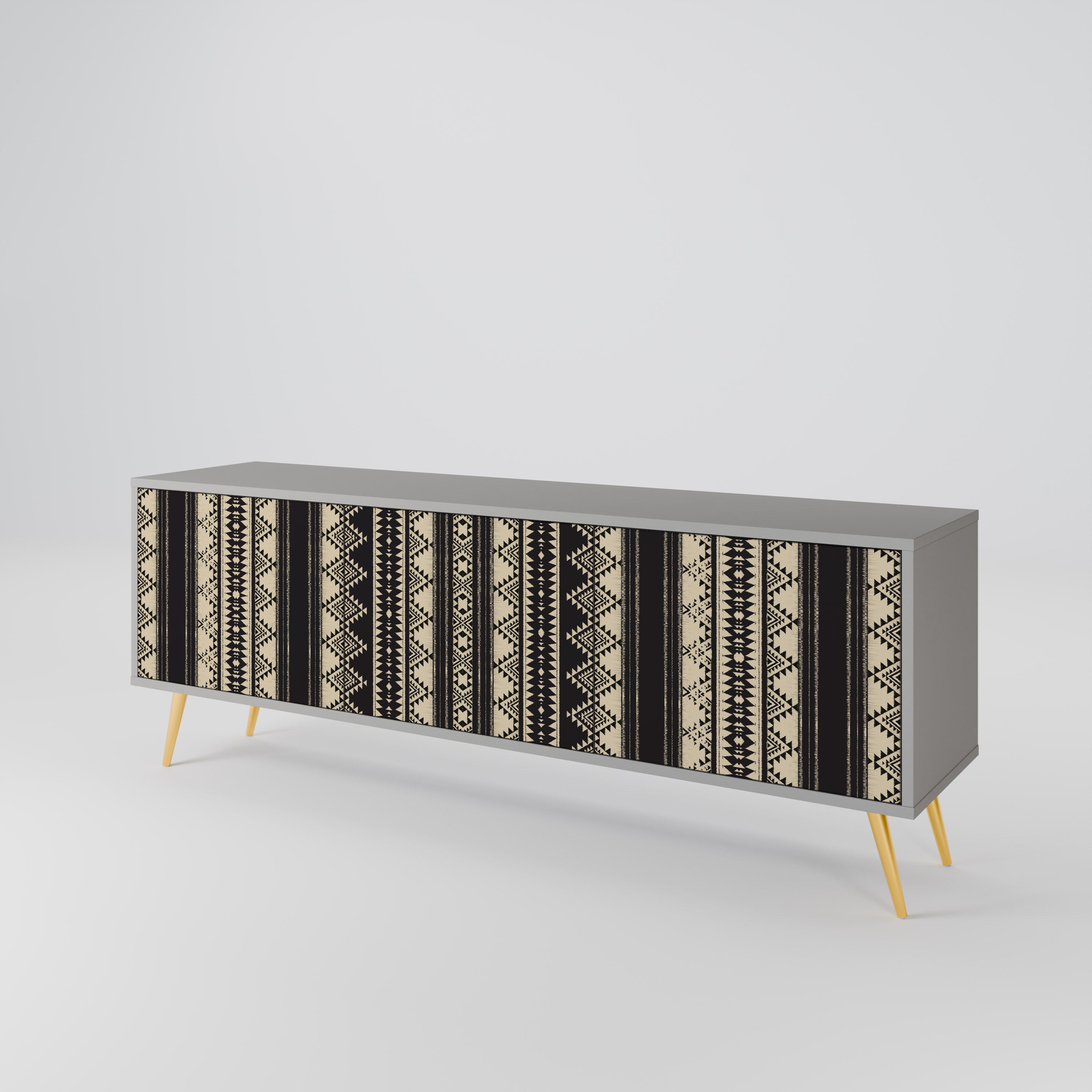 AZTEC Mueble de TV de 3 Puertas