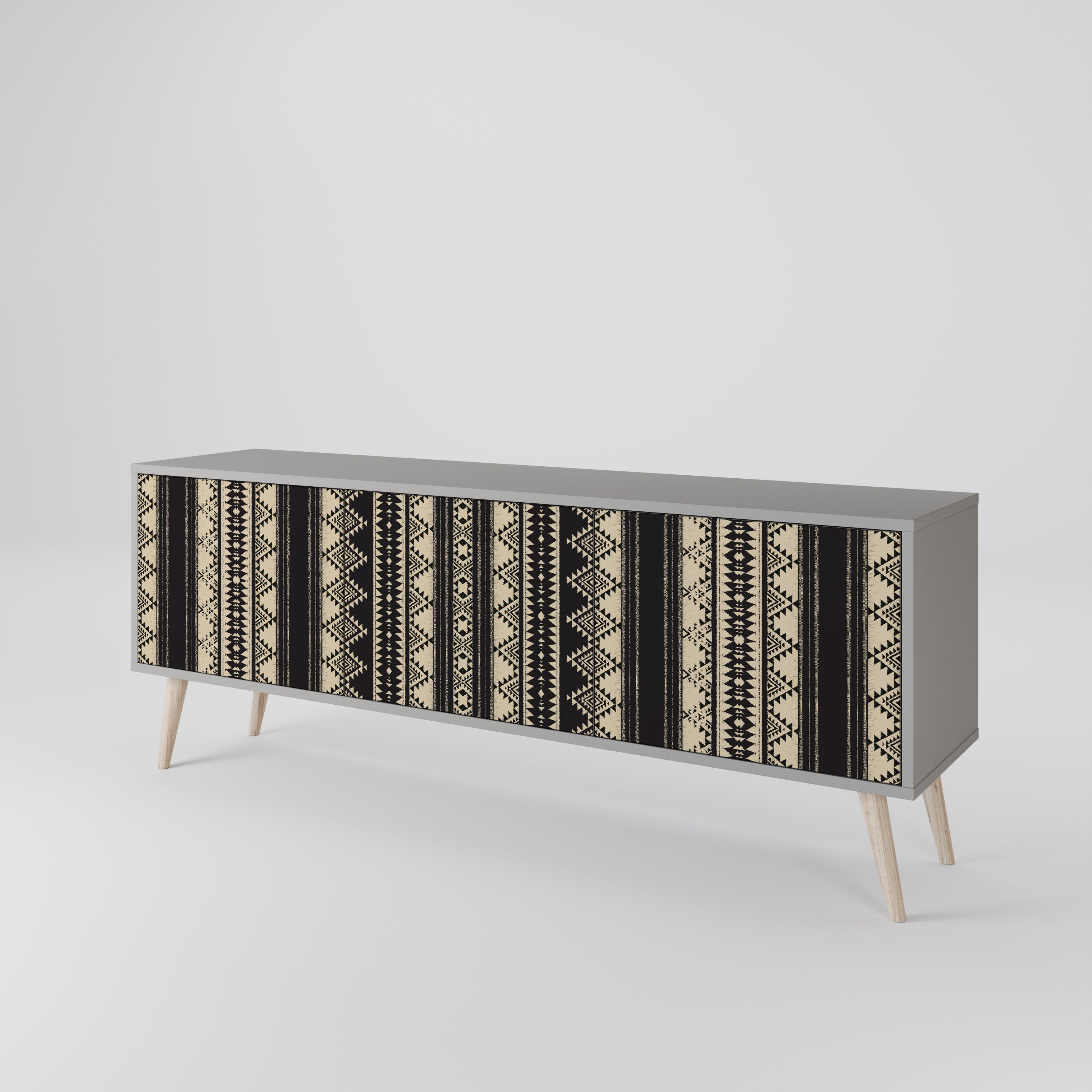 AZTEC Mueble de TV de 3 Puertas