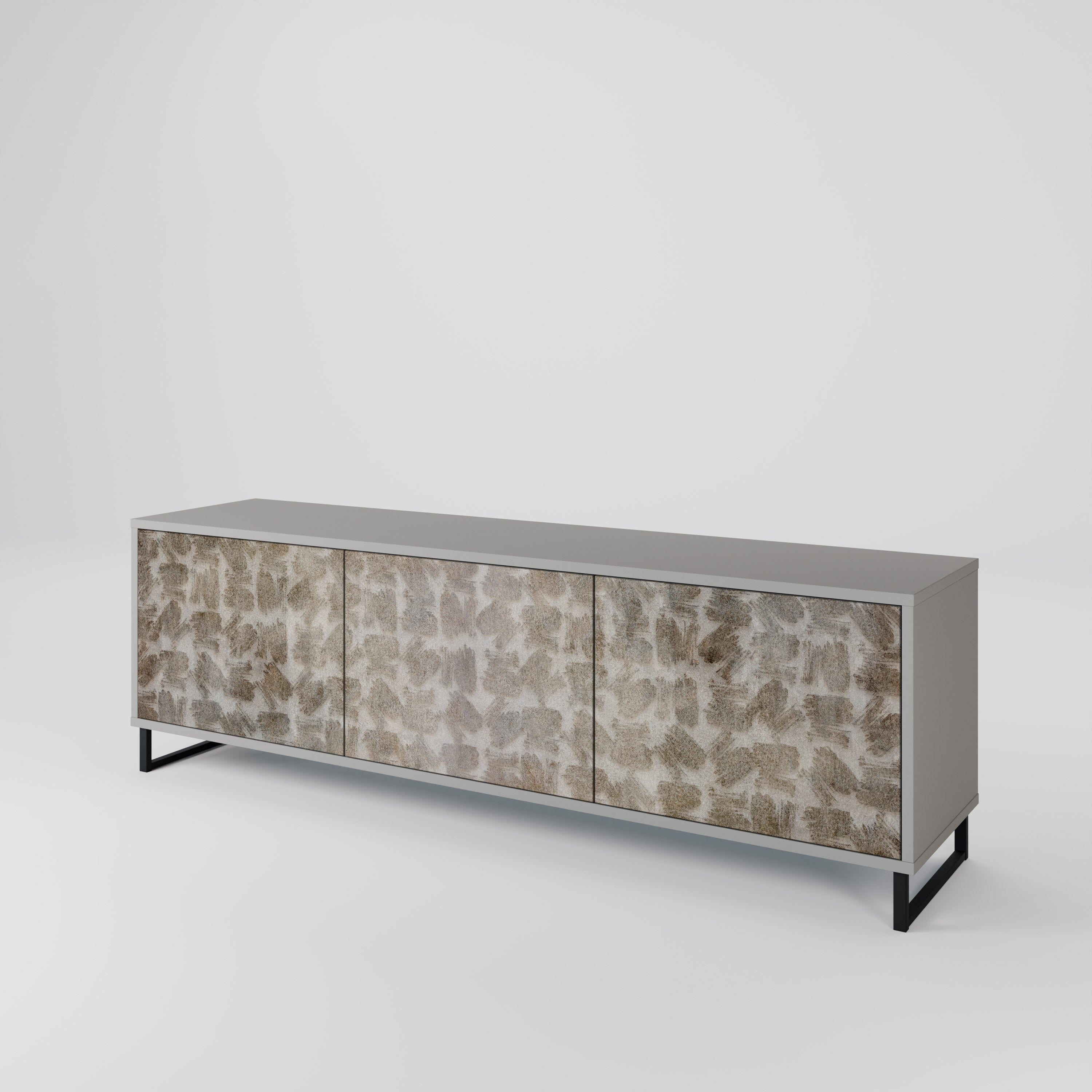 SLIGHTLY BLURRED Mueble de TV de 3 Puertas