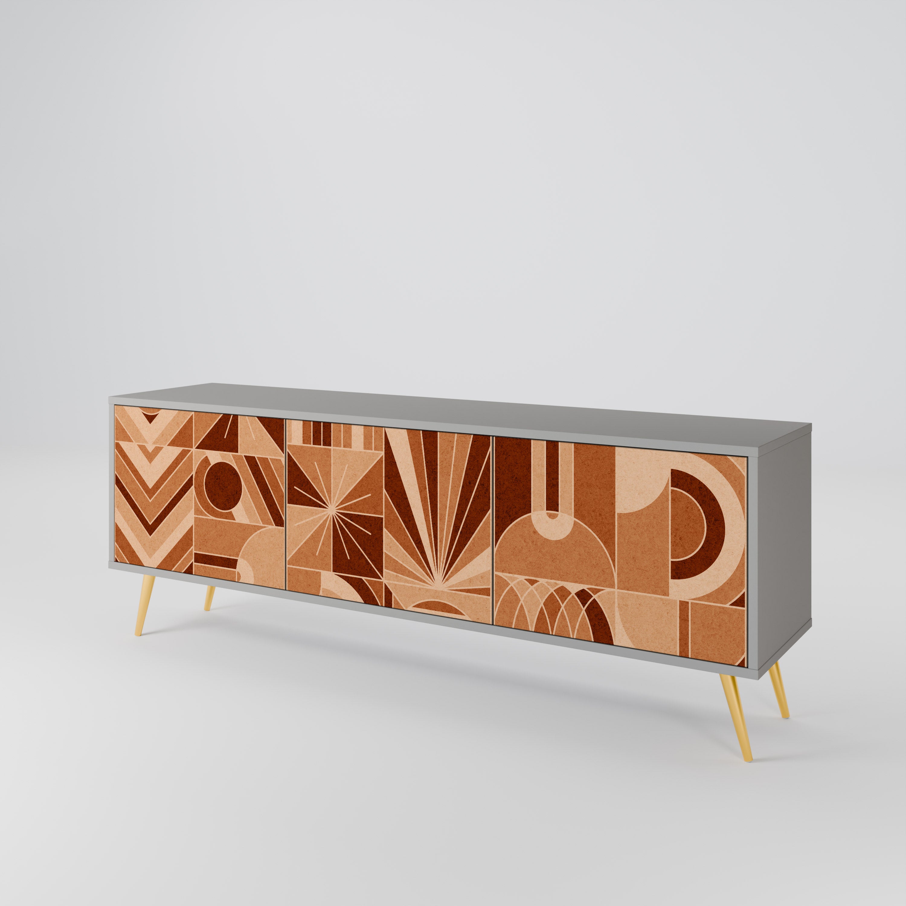 PRISM MOSAIC Mueble de TV de 3 Puertas