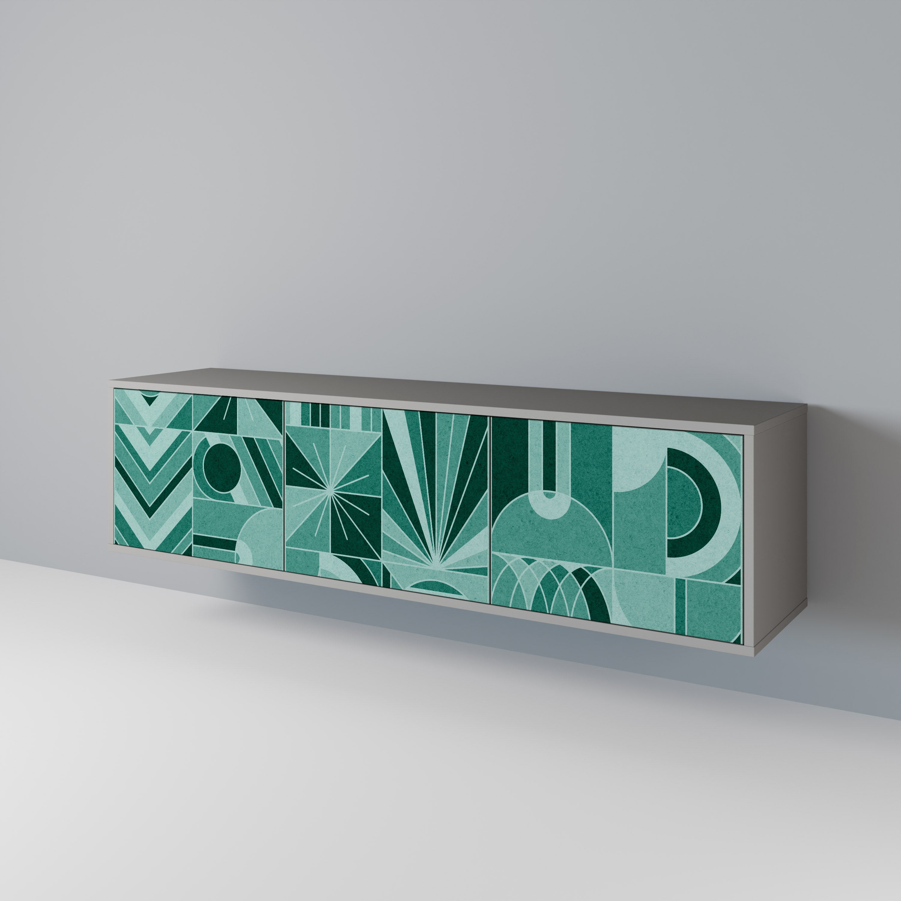 HARMONIC GRID Mueble de TV de 3 Puertas