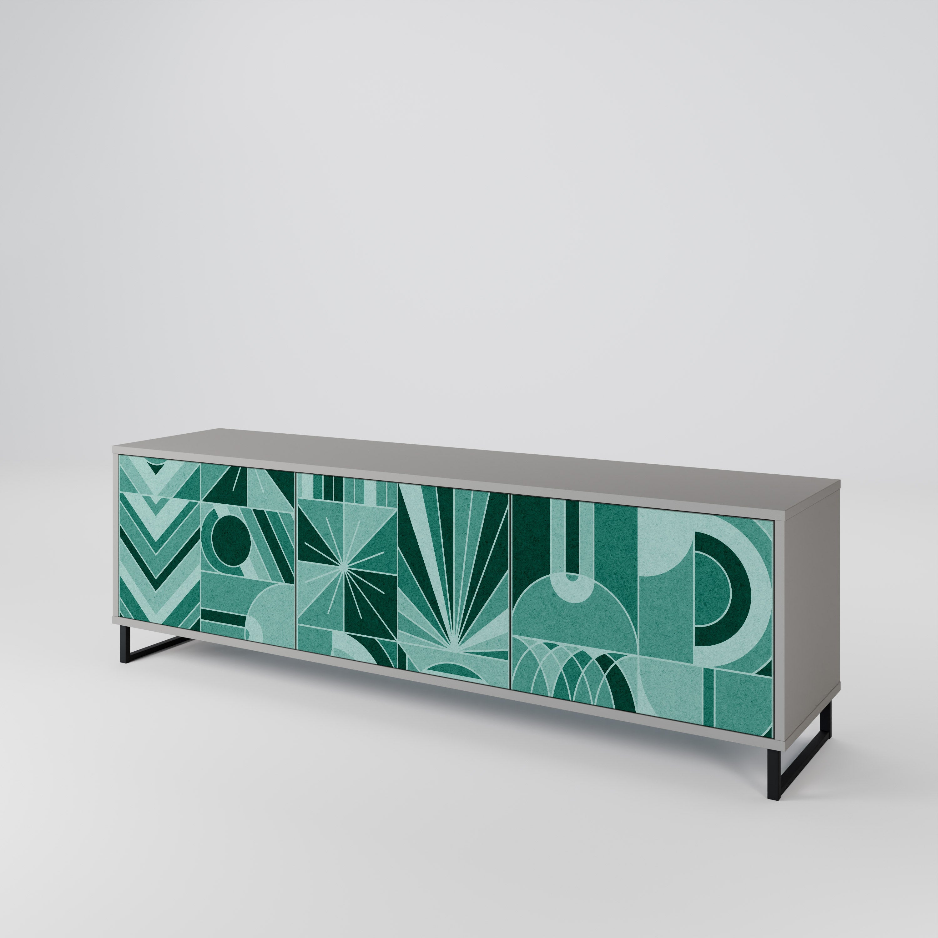 HARMONIC GRID Mueble de TV de 3 Puertas