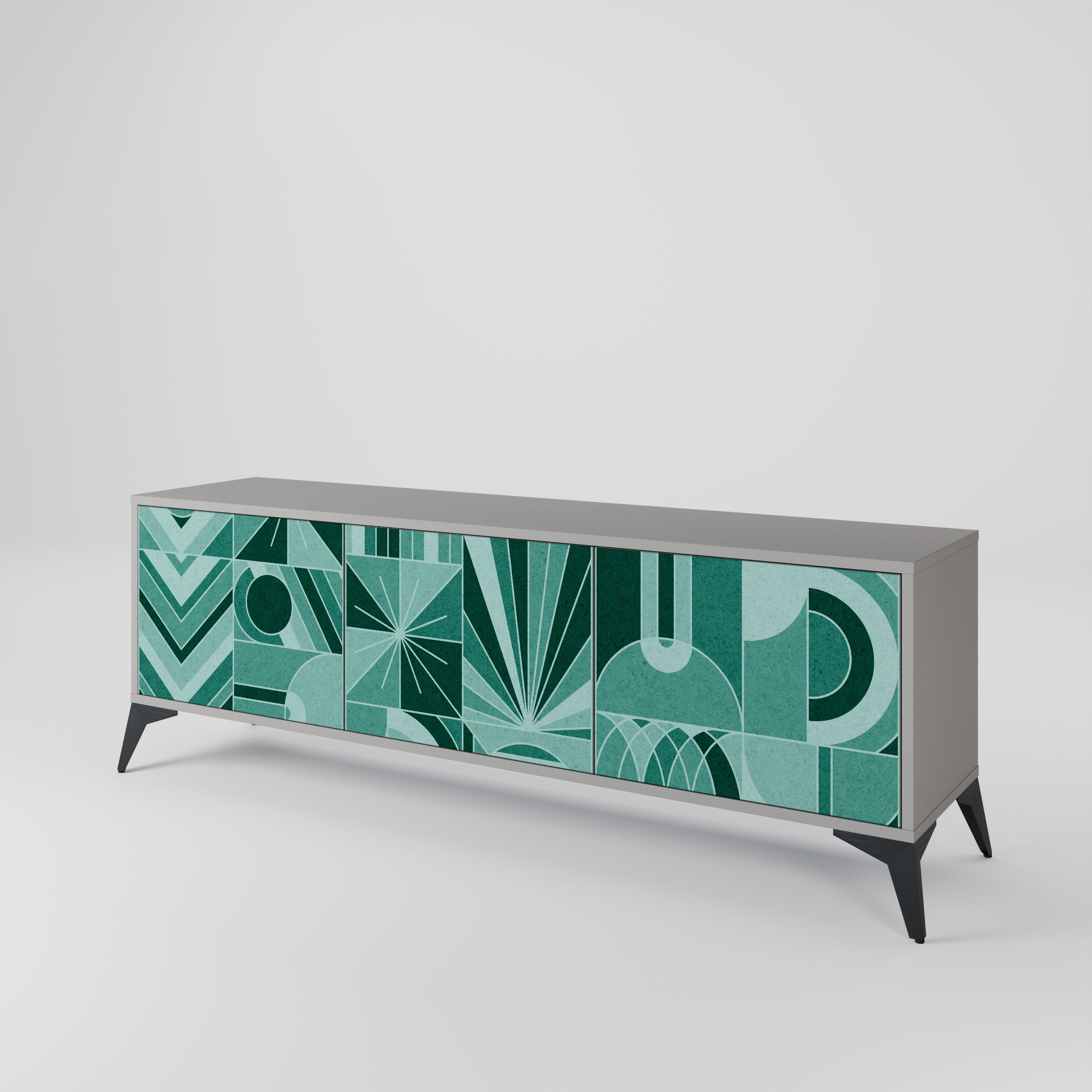 HARMONIC GRID Mueble de TV de 3 Puertas