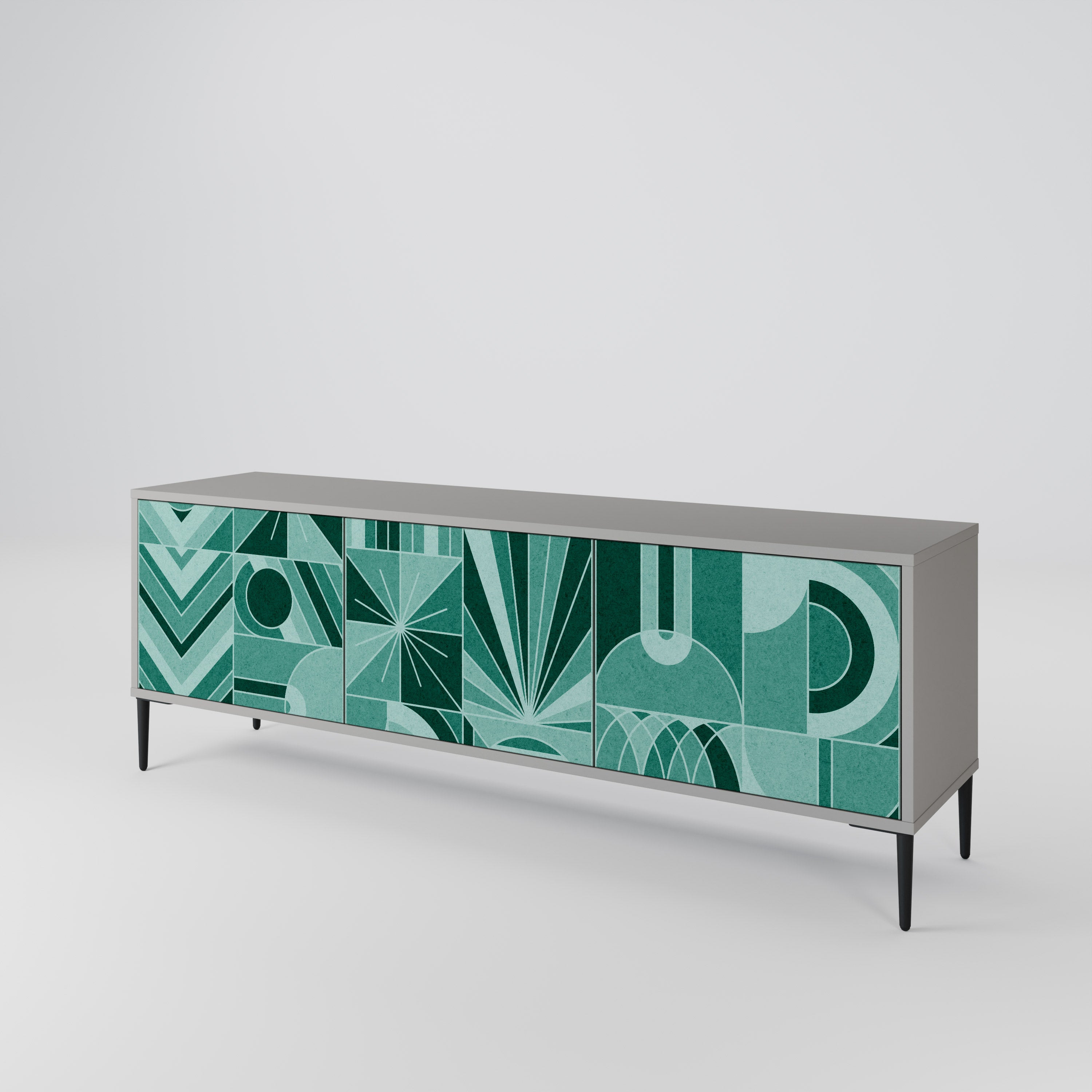 HARMONIC GRID Mueble de TV de 3 Puertas