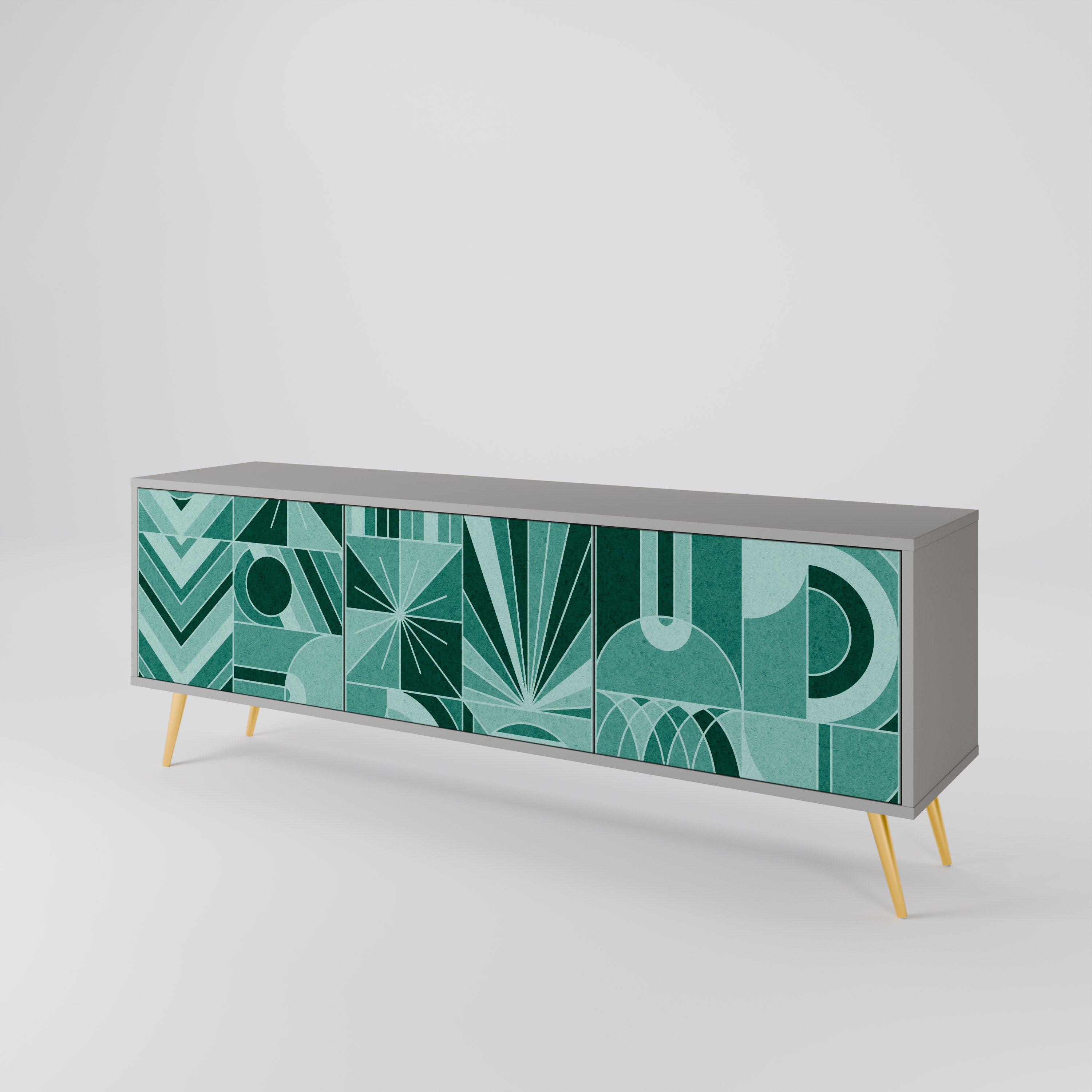 HARMONIC GRID Mueble de TV de 3 Puertas