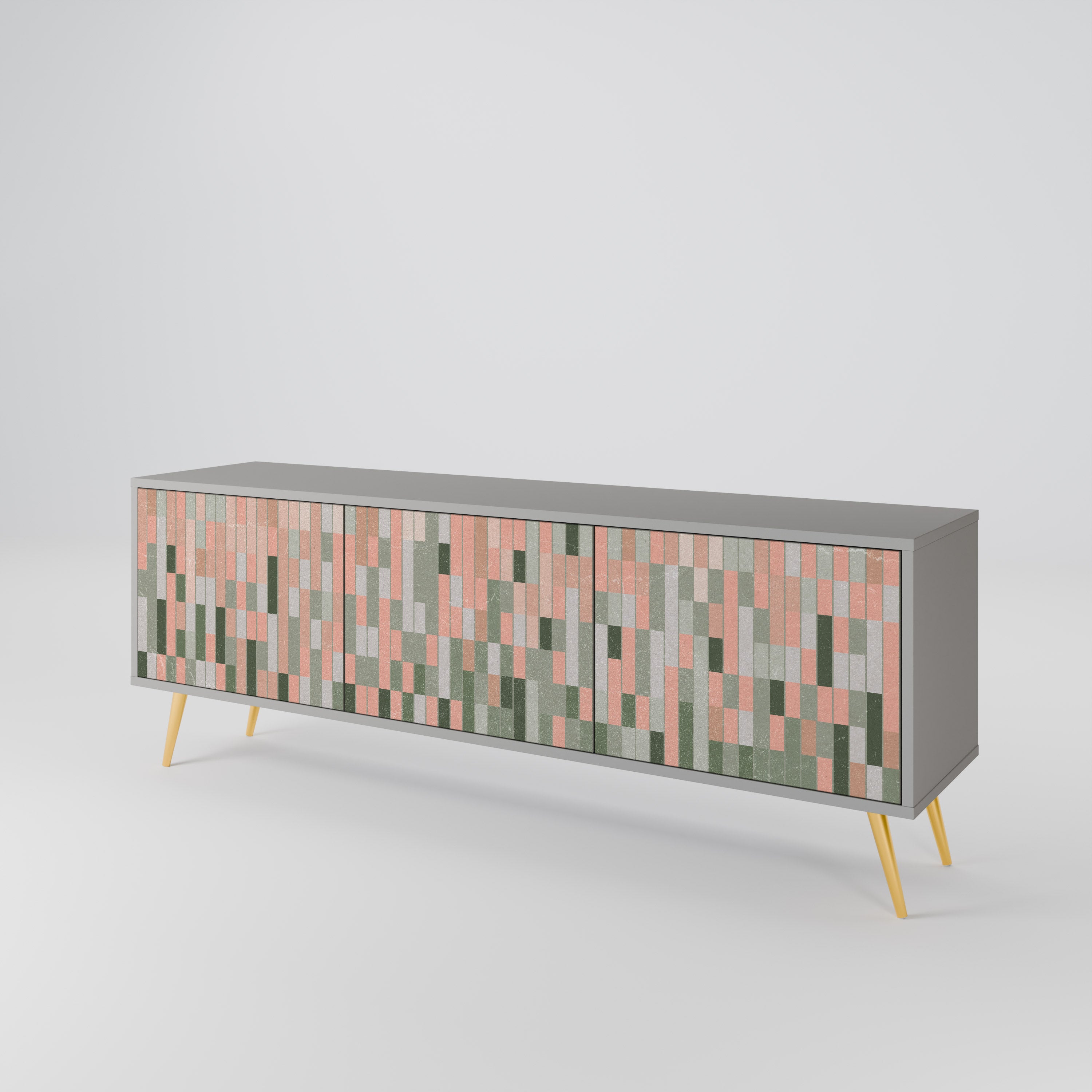 BUILDING THE FUTURE Mueble de TV de 3 Puertas