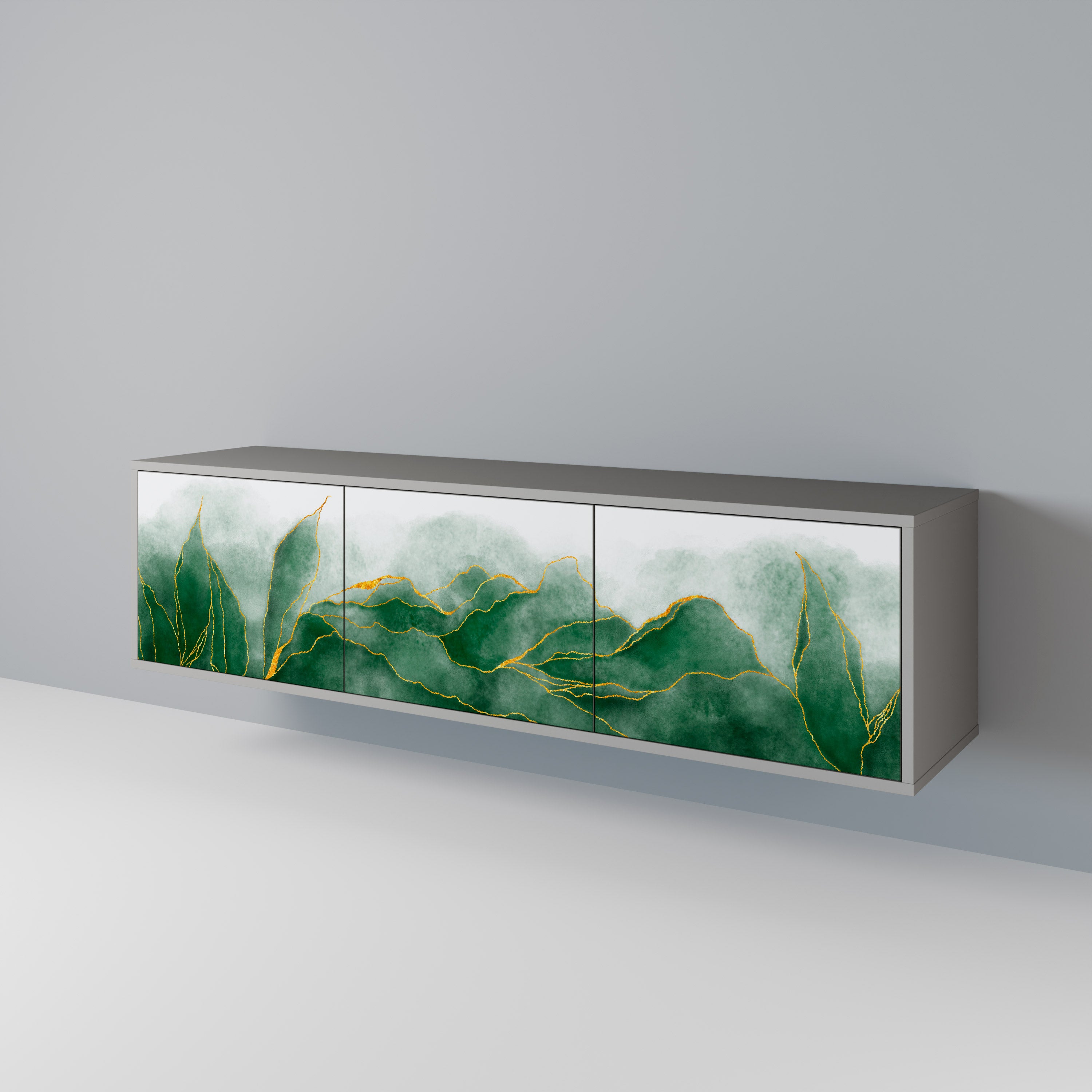 EXPENSIVE NATURE Mueble de TV de 3 Puertas