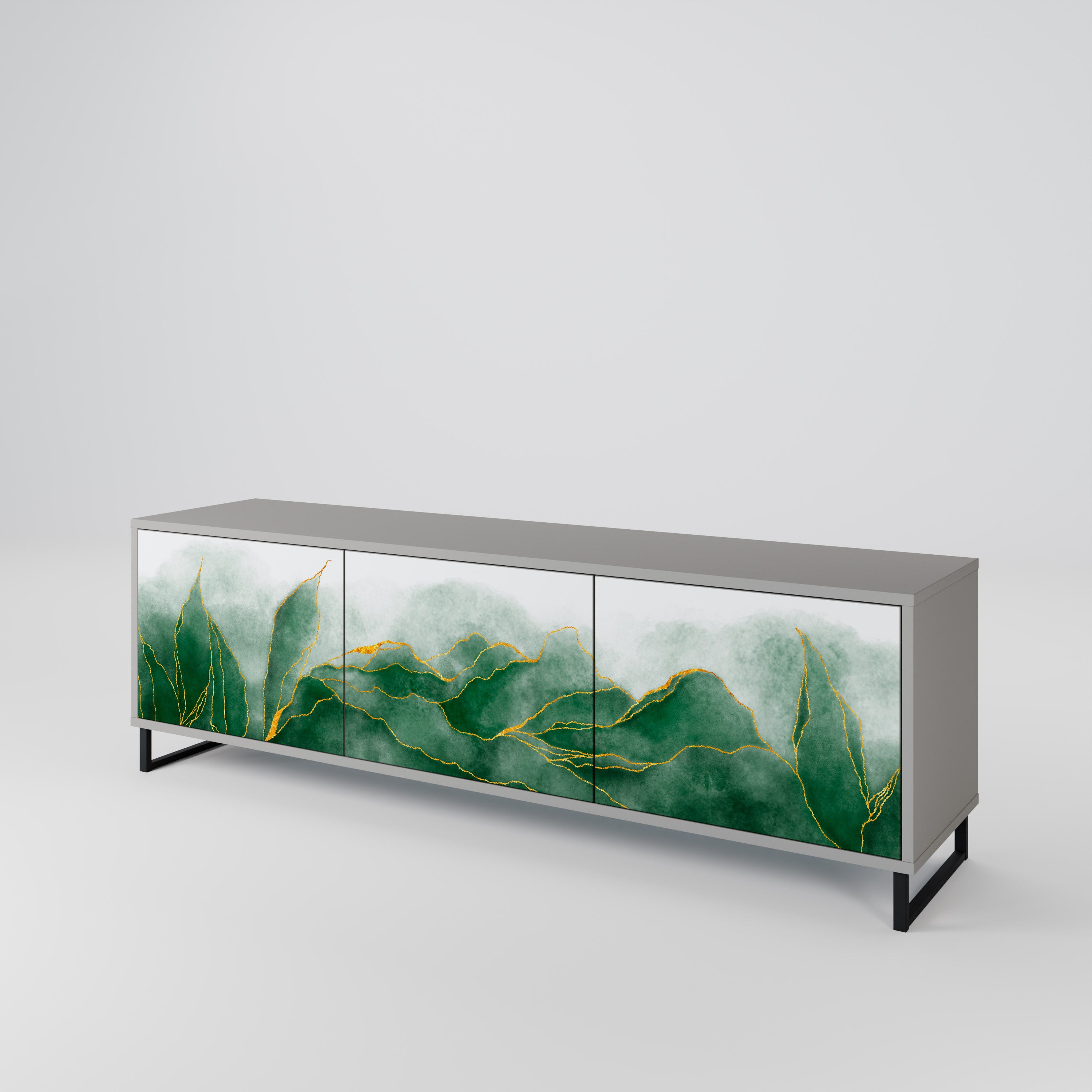 EXPENSIVE NATURE Mueble de TV de 3 Puertas