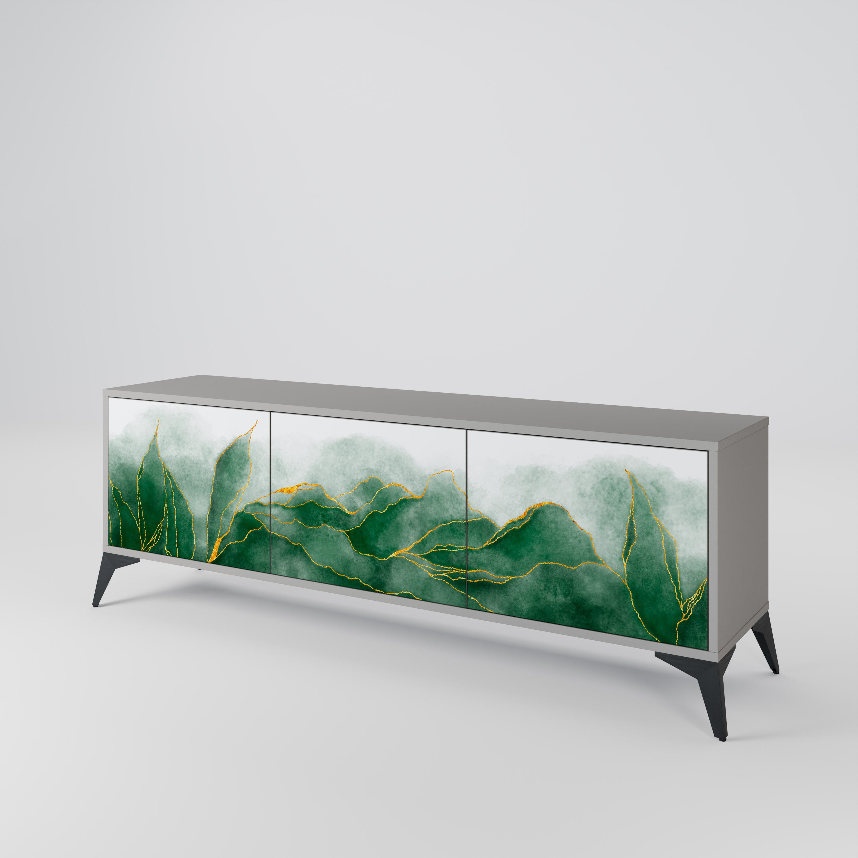 EXPENSIVE NATURE Mueble de TV de 3 Puertas