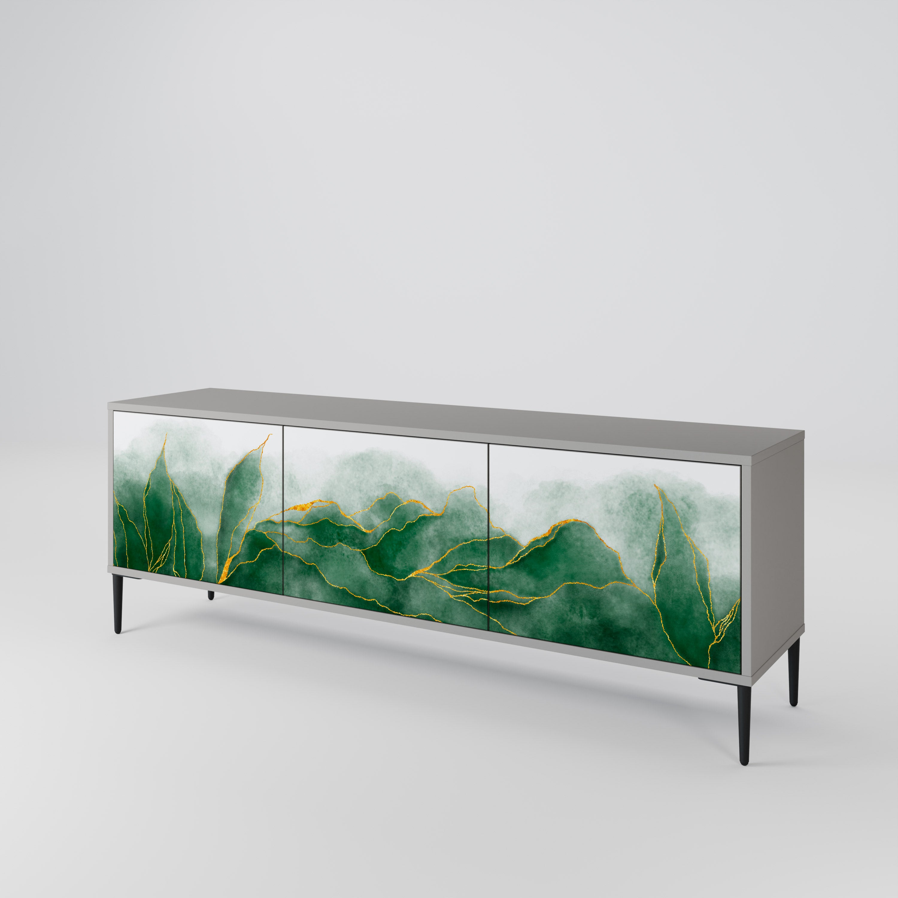 EXPENSIVE NATURE Mueble de TV de 3 Puertas