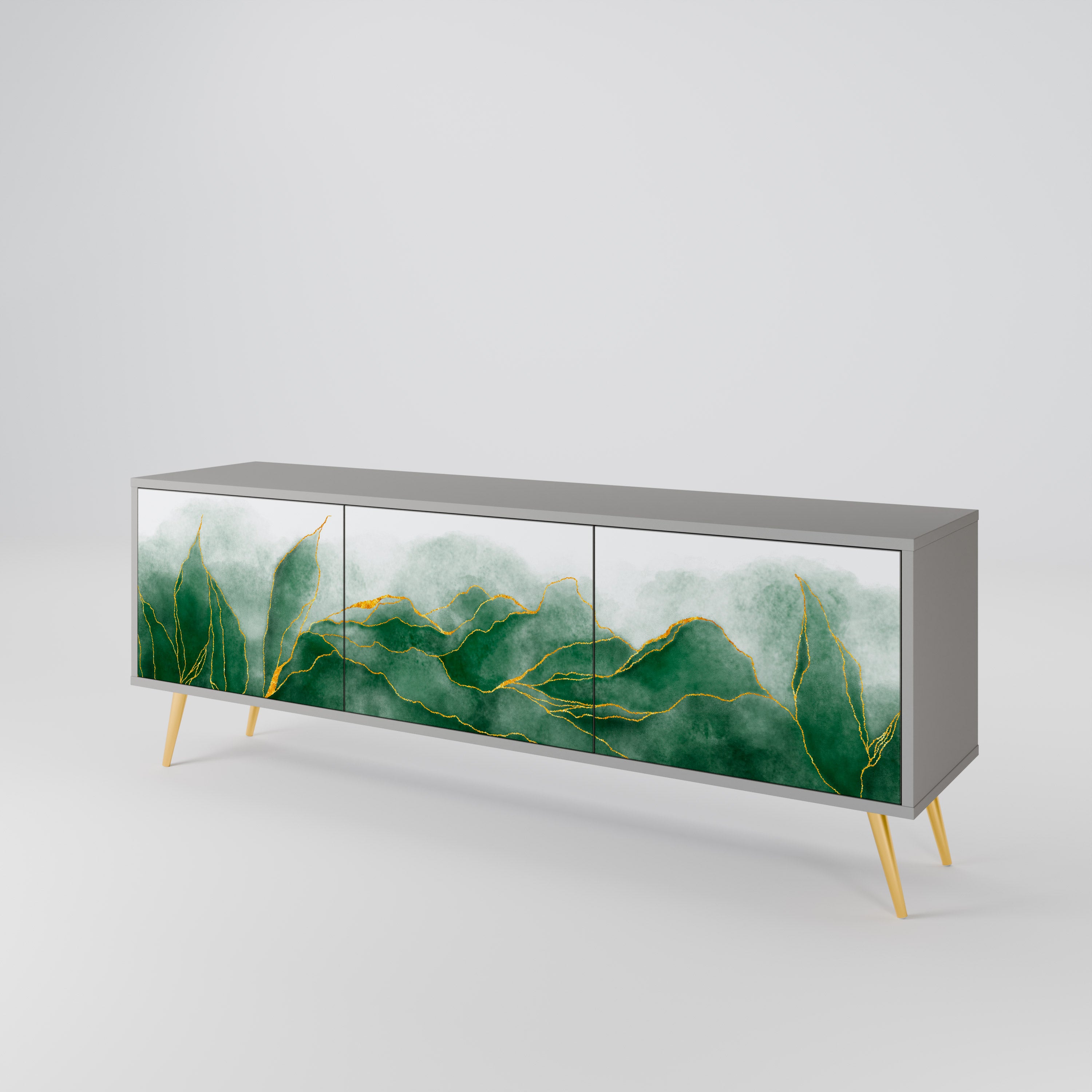 EXPENSIVE NATURE Mueble de TV de 3 Puertas