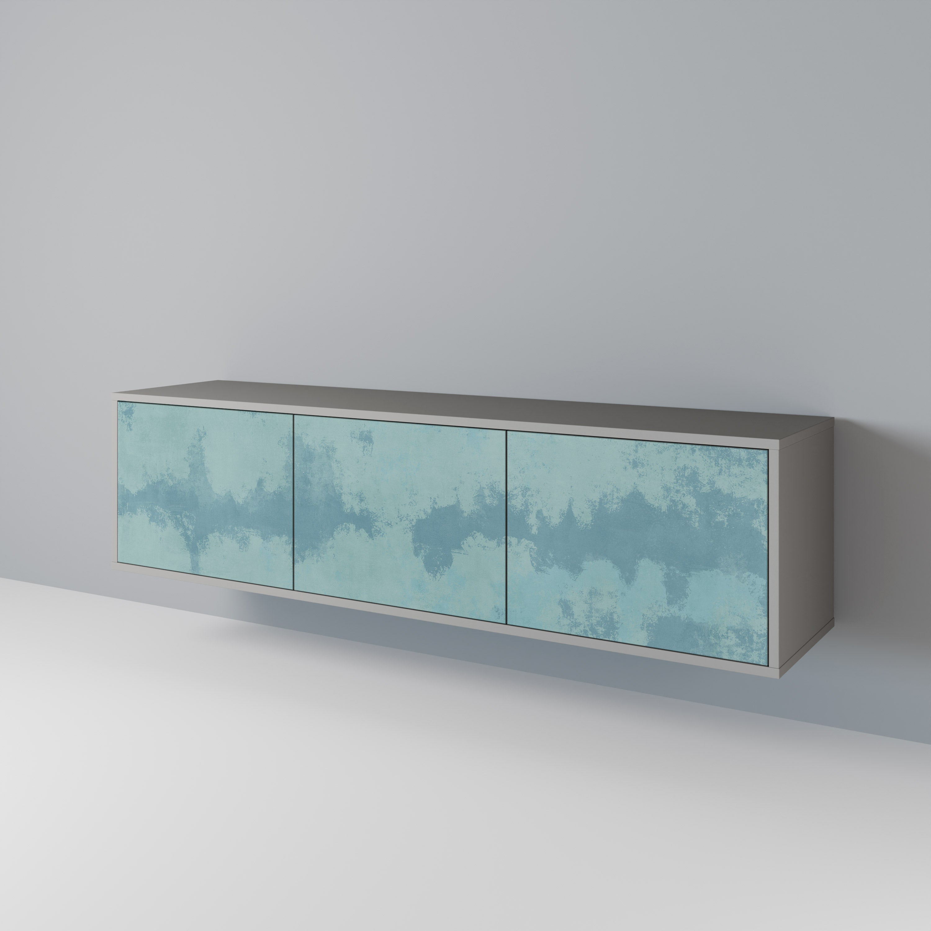 SKY WASH Mueble de TV de 3 Puertas