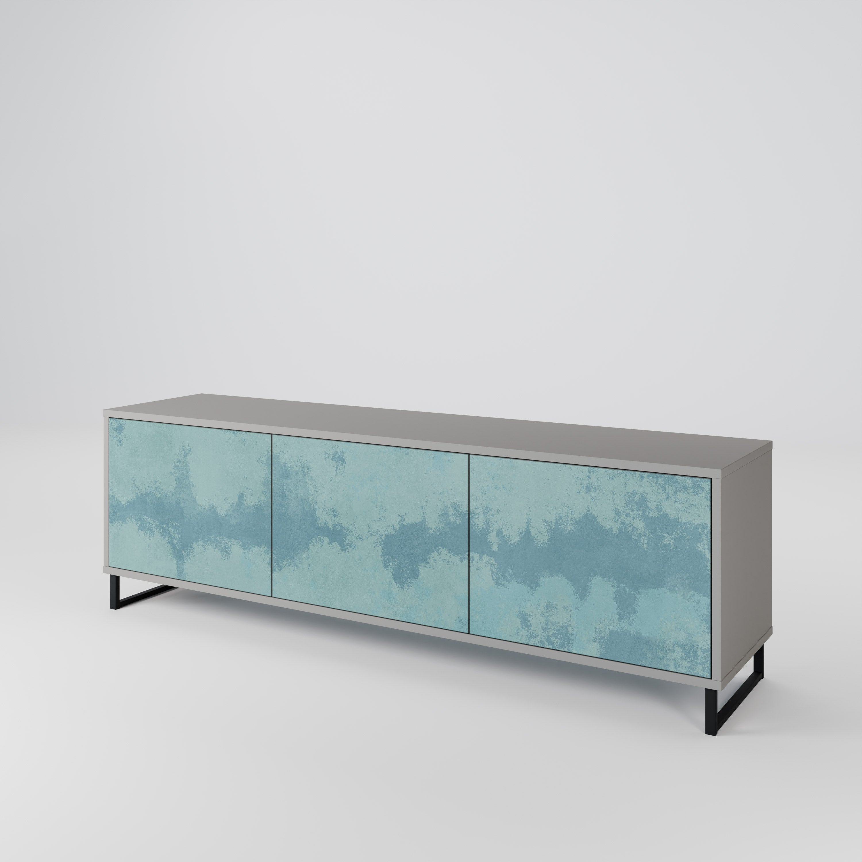 SKY WASH Mueble de TV de 3 Puertas