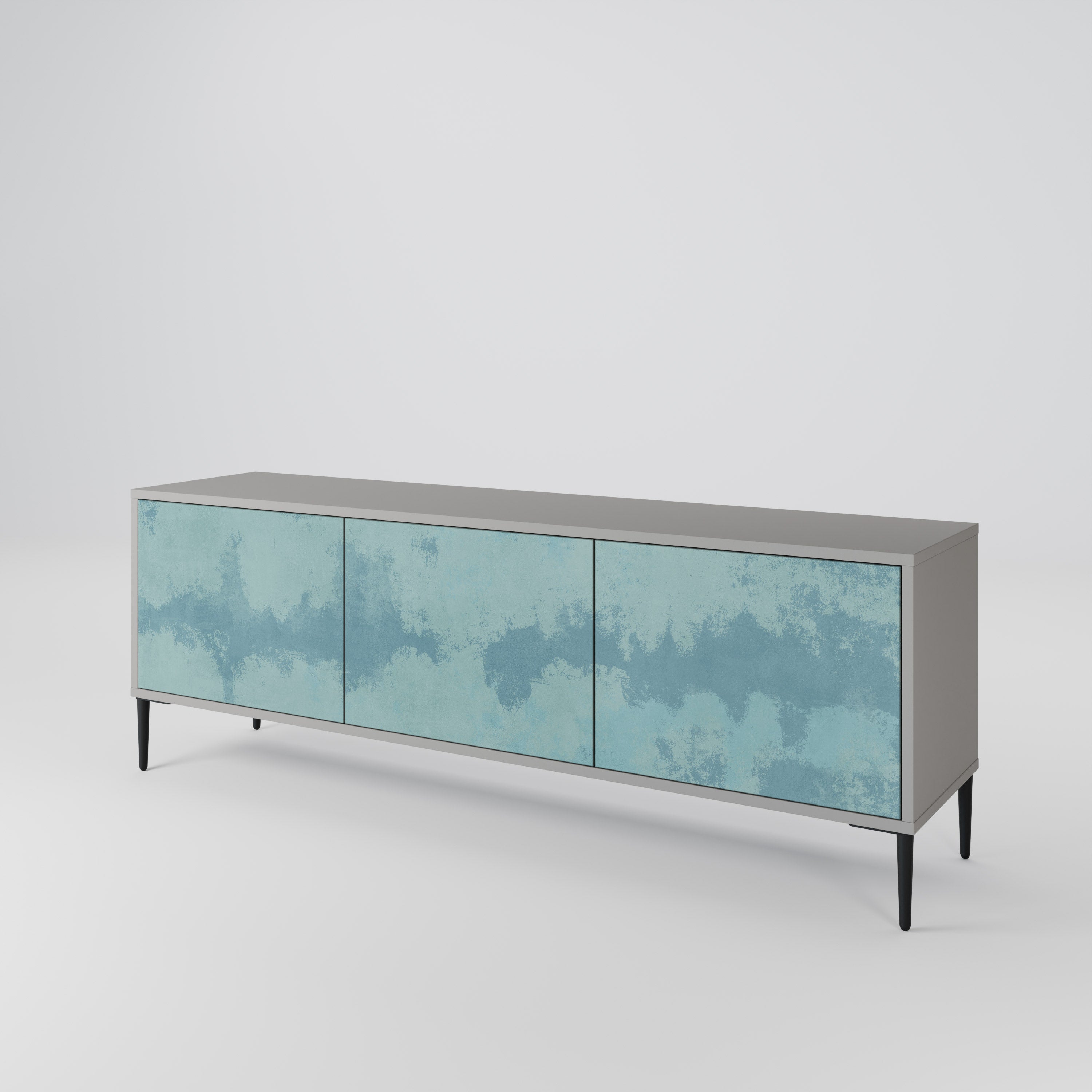 SKY WASH Mueble de TV de 3 Puertas