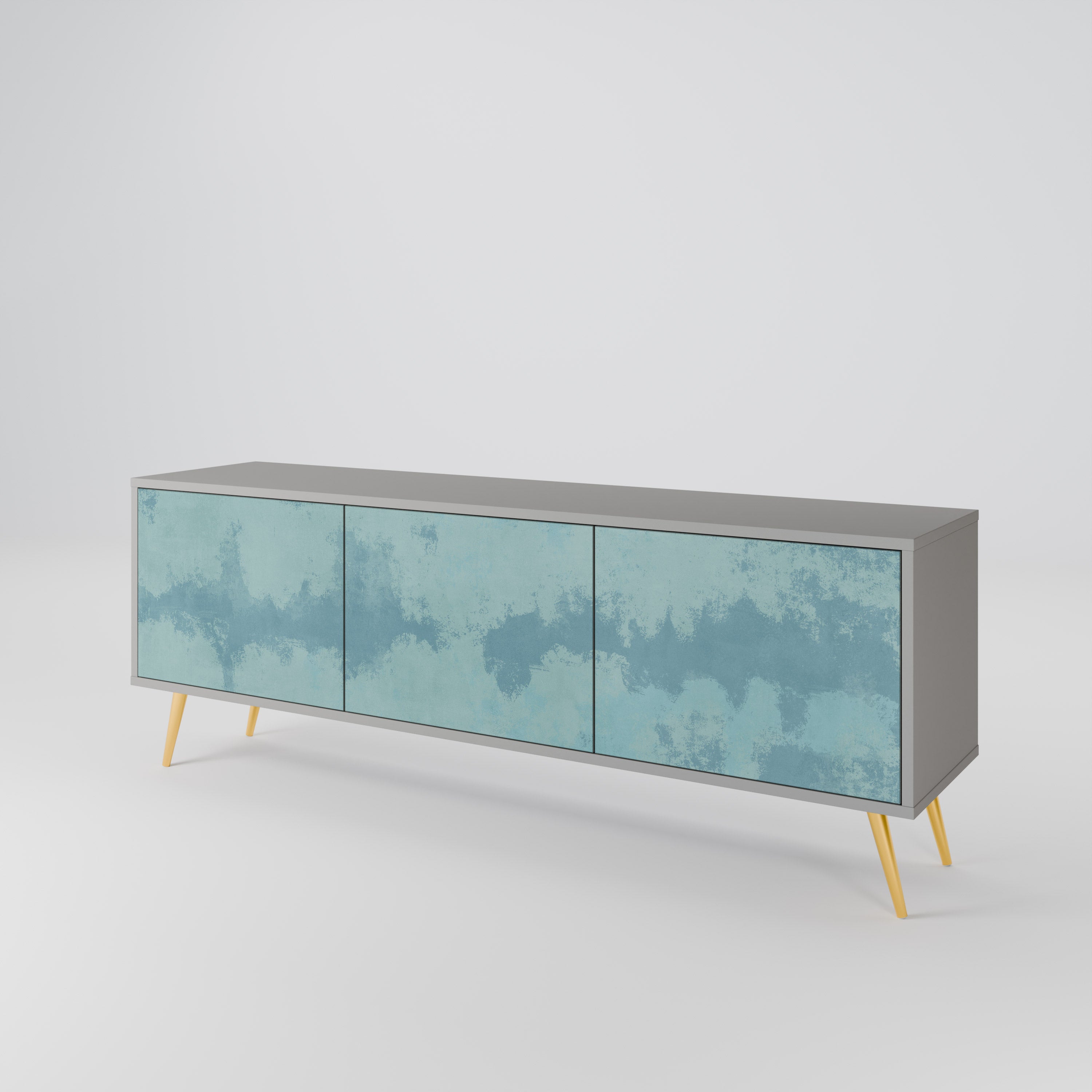 SKY WASH Mueble de TV de 3 Puertas