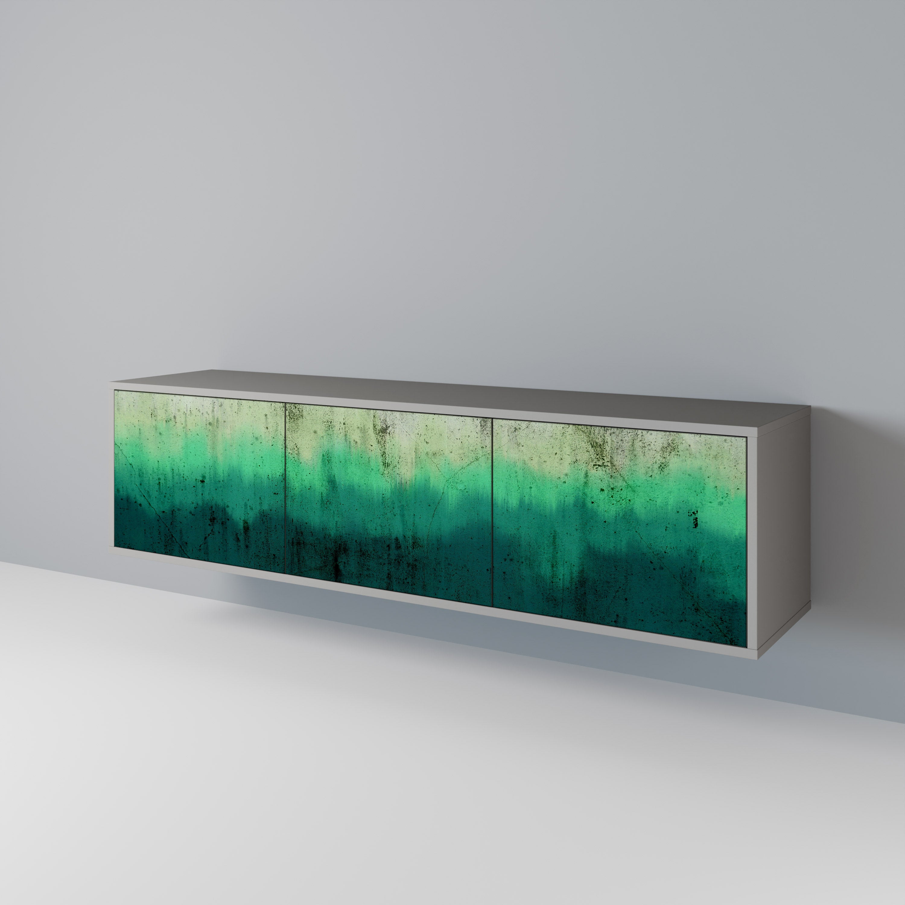 NORTHERN LIGHTS Mueble de TV de 3 Puertas
