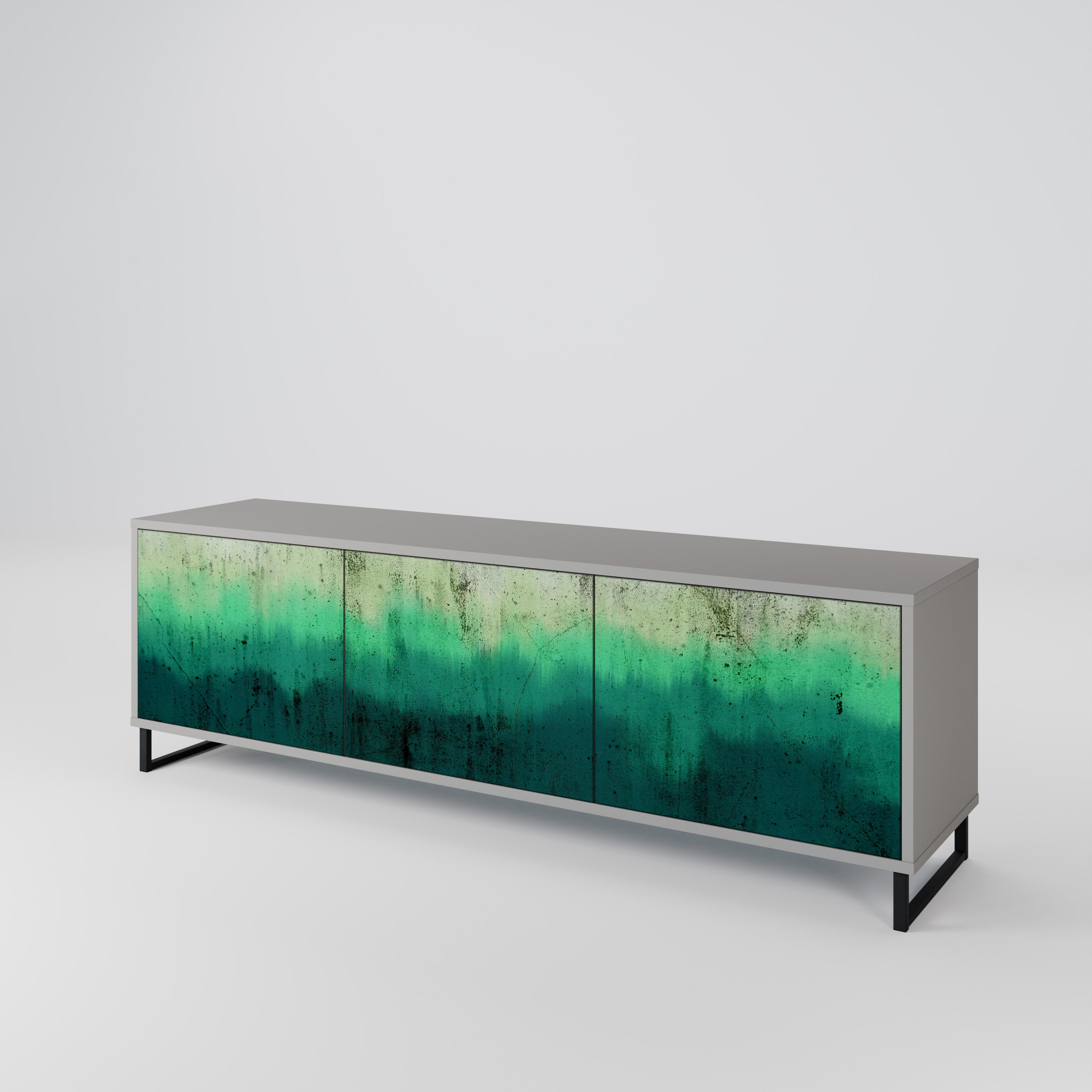 NORTHERN LIGHTS Mueble de TV de 3 Puertas