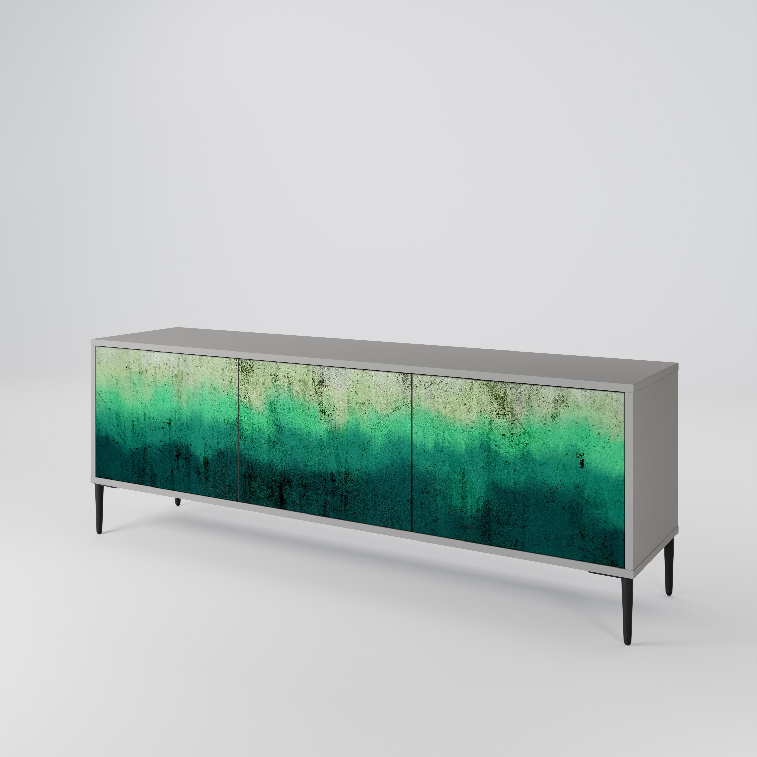 NORTHERN LIGHTS Mueble de TV de 3 Puertas