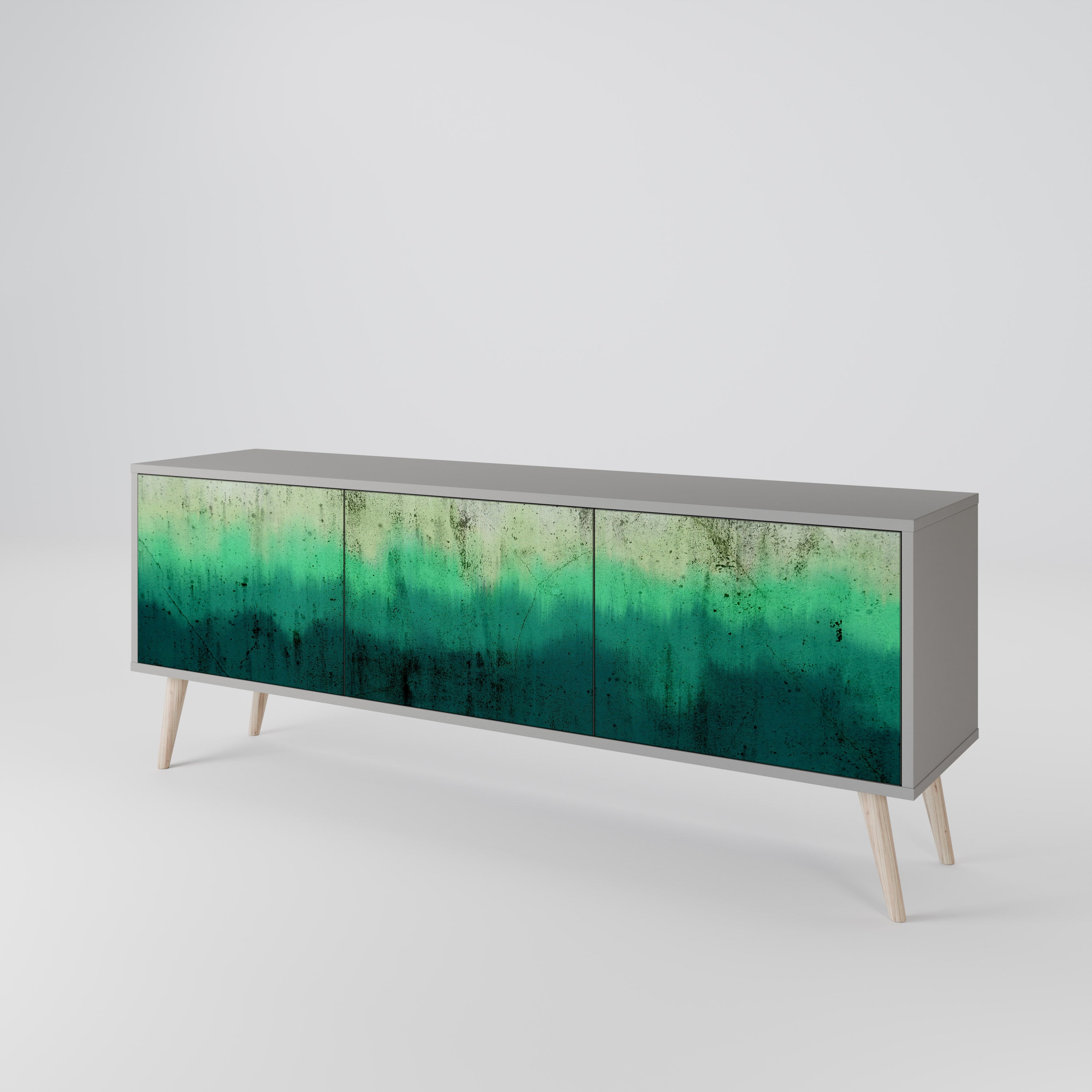 NORTHERN LIGHTS Mueble de TV de 3 Puertas