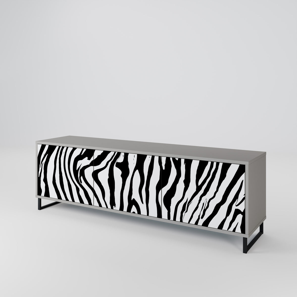 SPLENDID ZEBRA Έπιπλο τηλεόρασης 3-θυρών