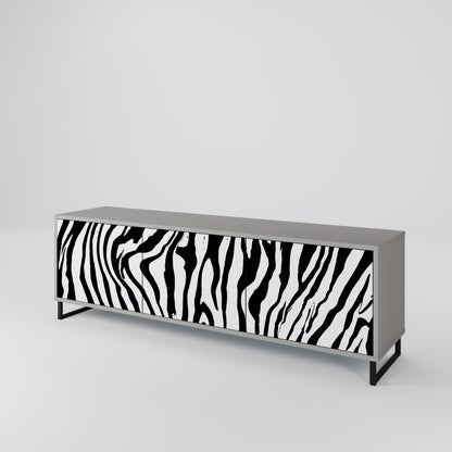 SPLENDID ZEBRA Έπιπλο τηλεόρασης 3-θυρών