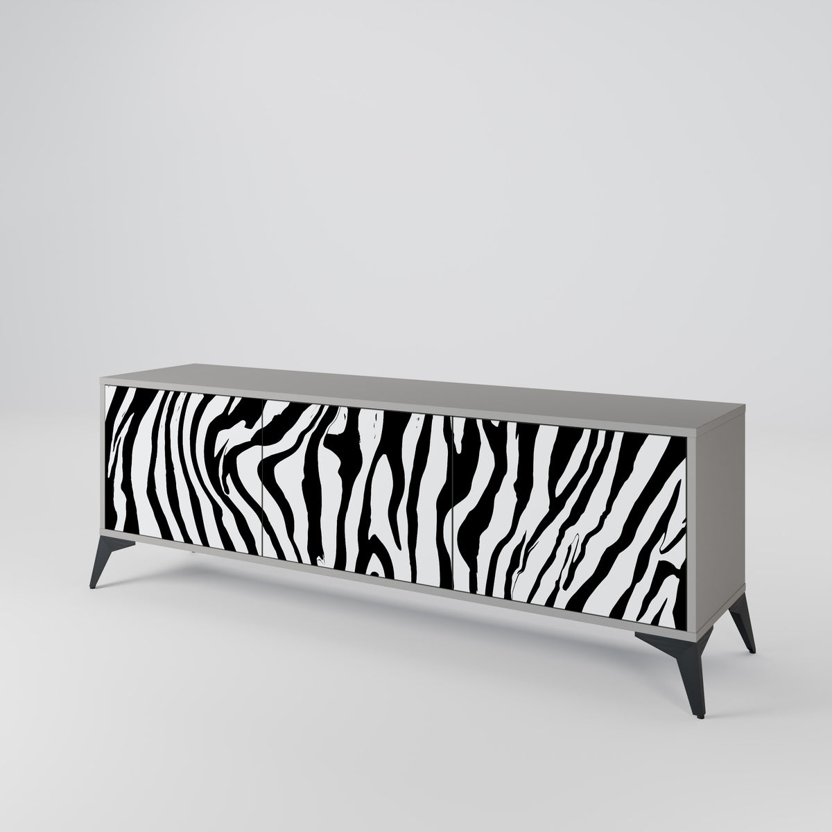 SPLENDID ZEBRA Έπιπλο τηλεόρασης 3-θυρών