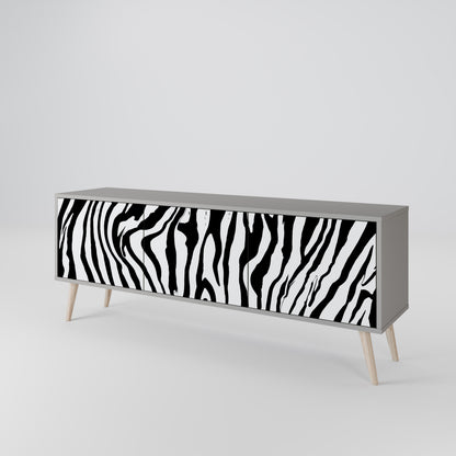 SPLENDID ZEBRA Έπιπλο τηλεόρασης 3-θυρών